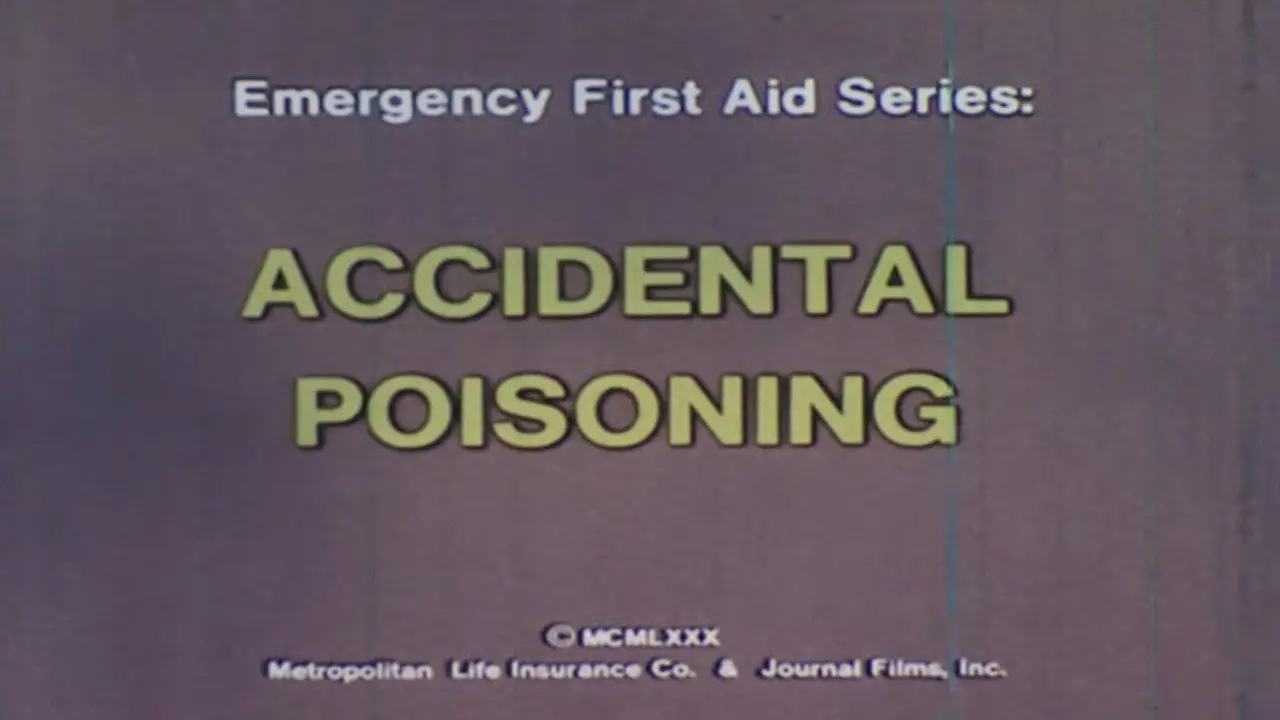 Emergency First Aid Series: Accidental Poisoning backdrop