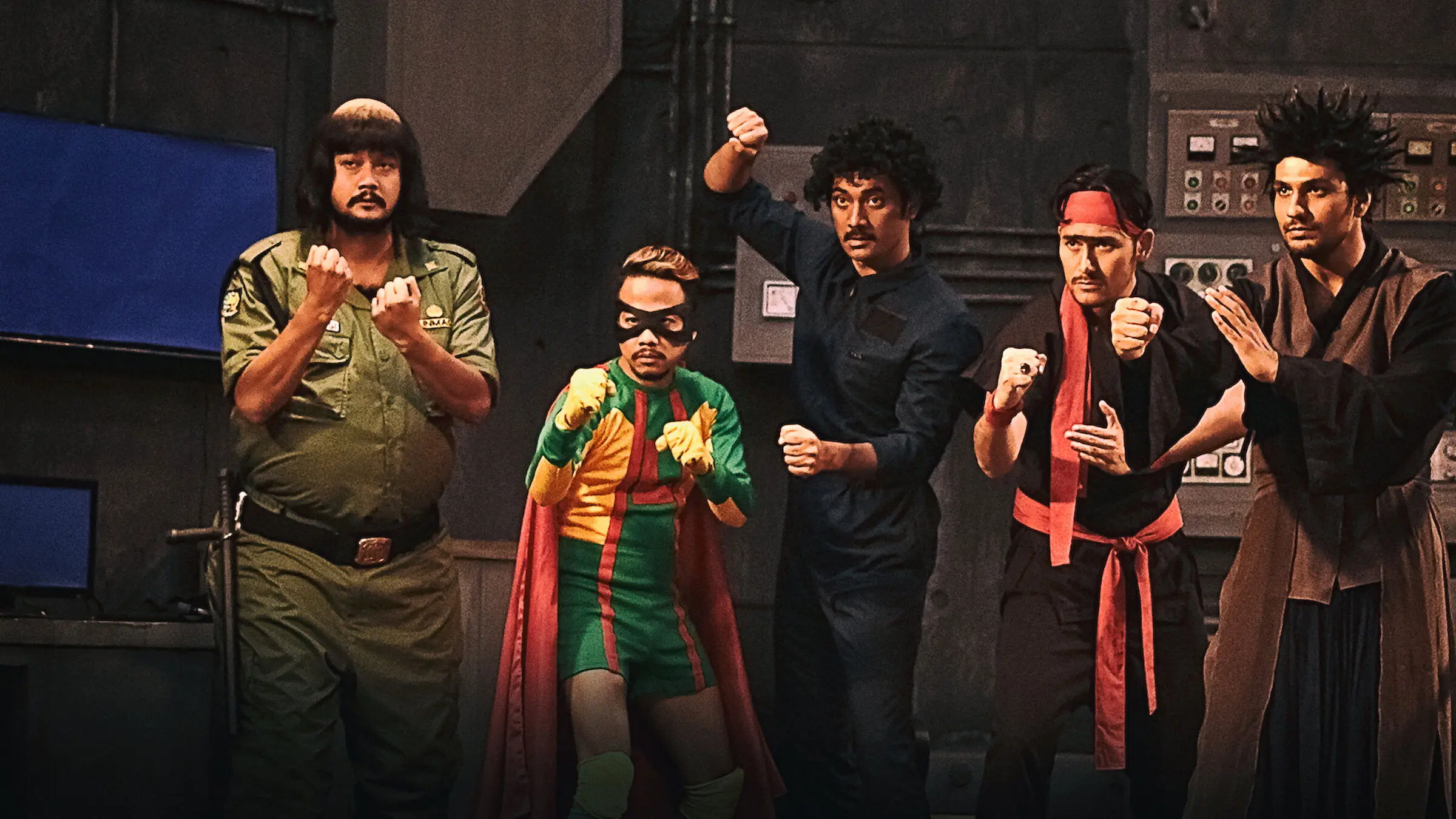 5 Cowok Jagoan: Rise of the Zombies backdrop