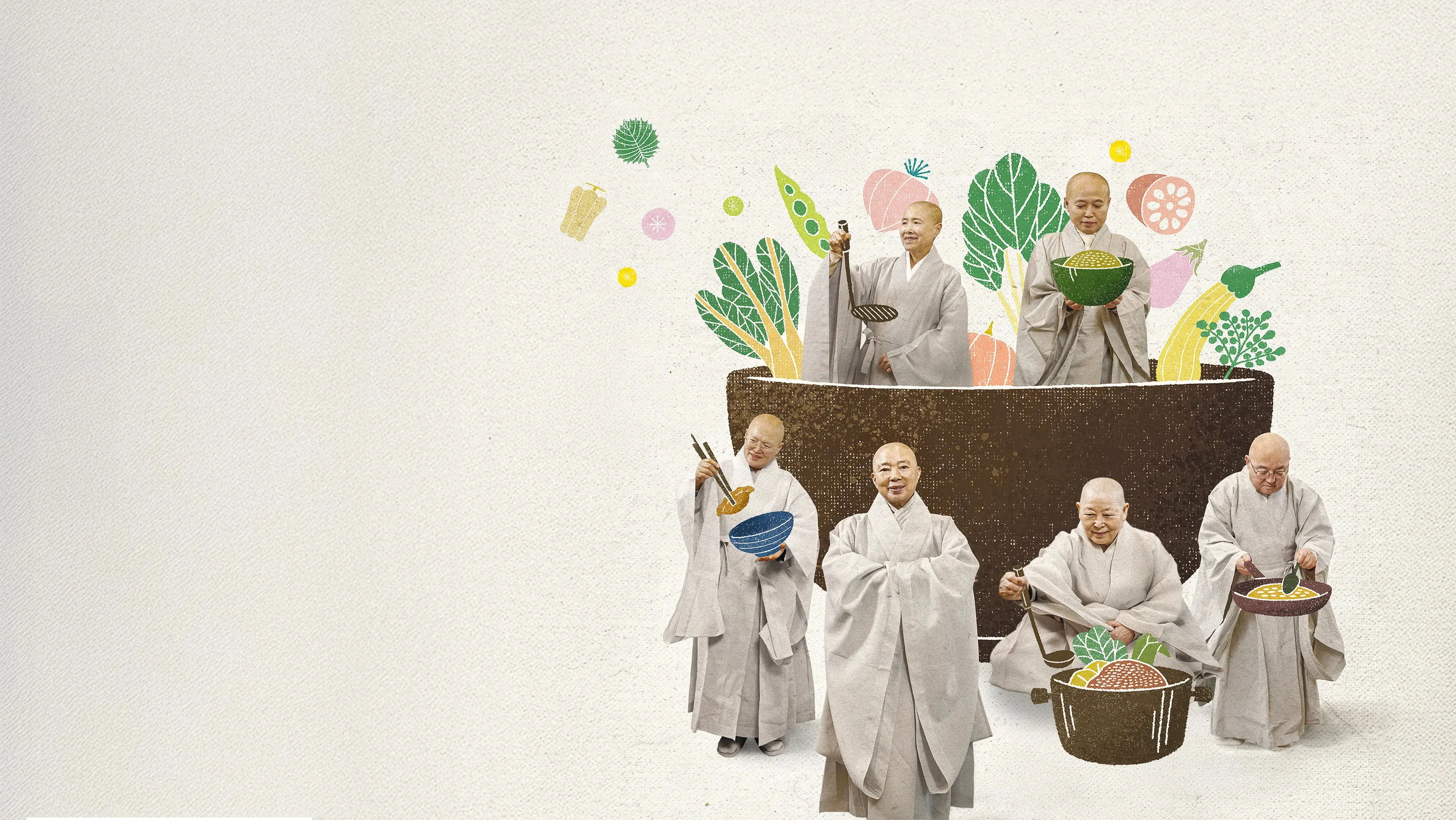 Monks in the Kitchen backdrop