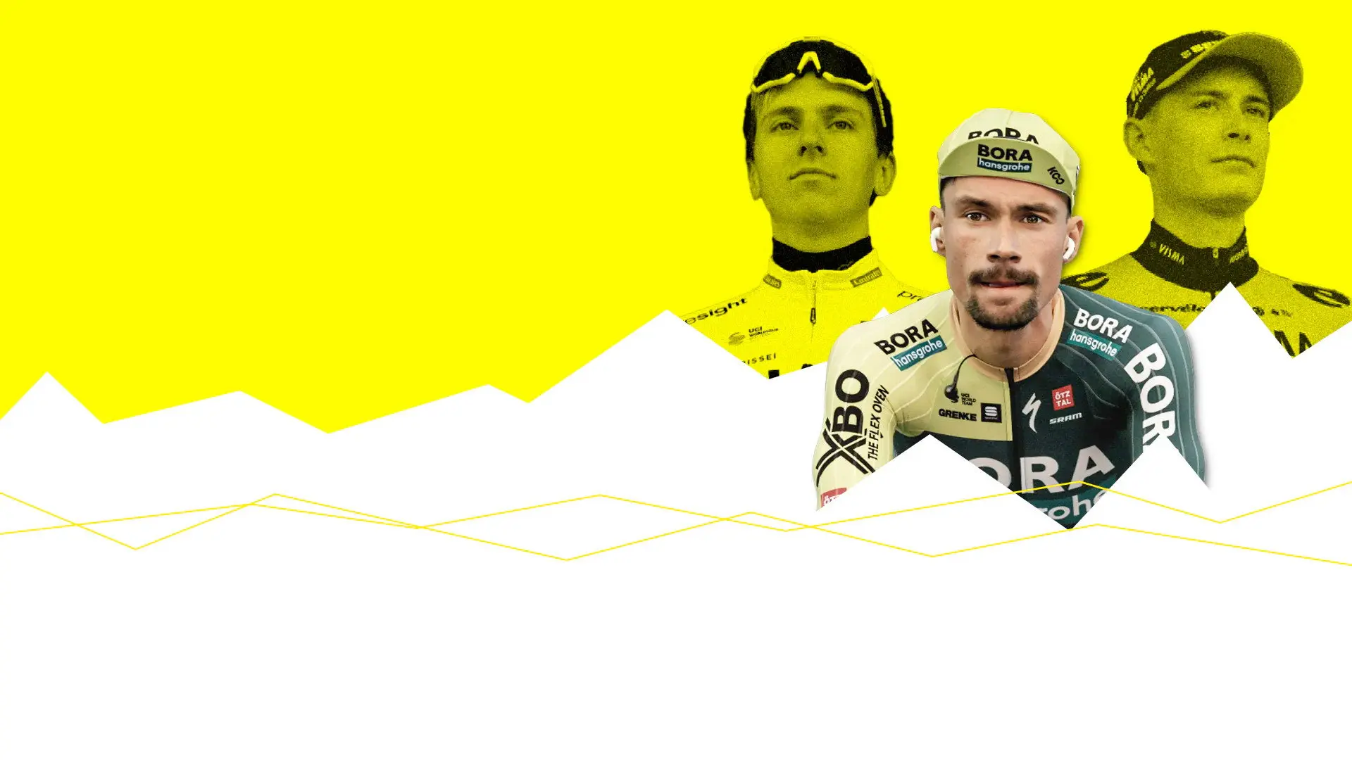 All on yellow backdrop