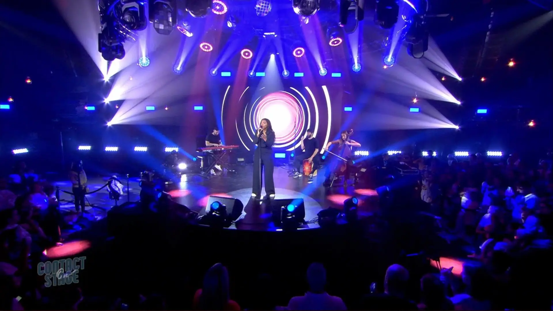 Contact on Stage backdrop