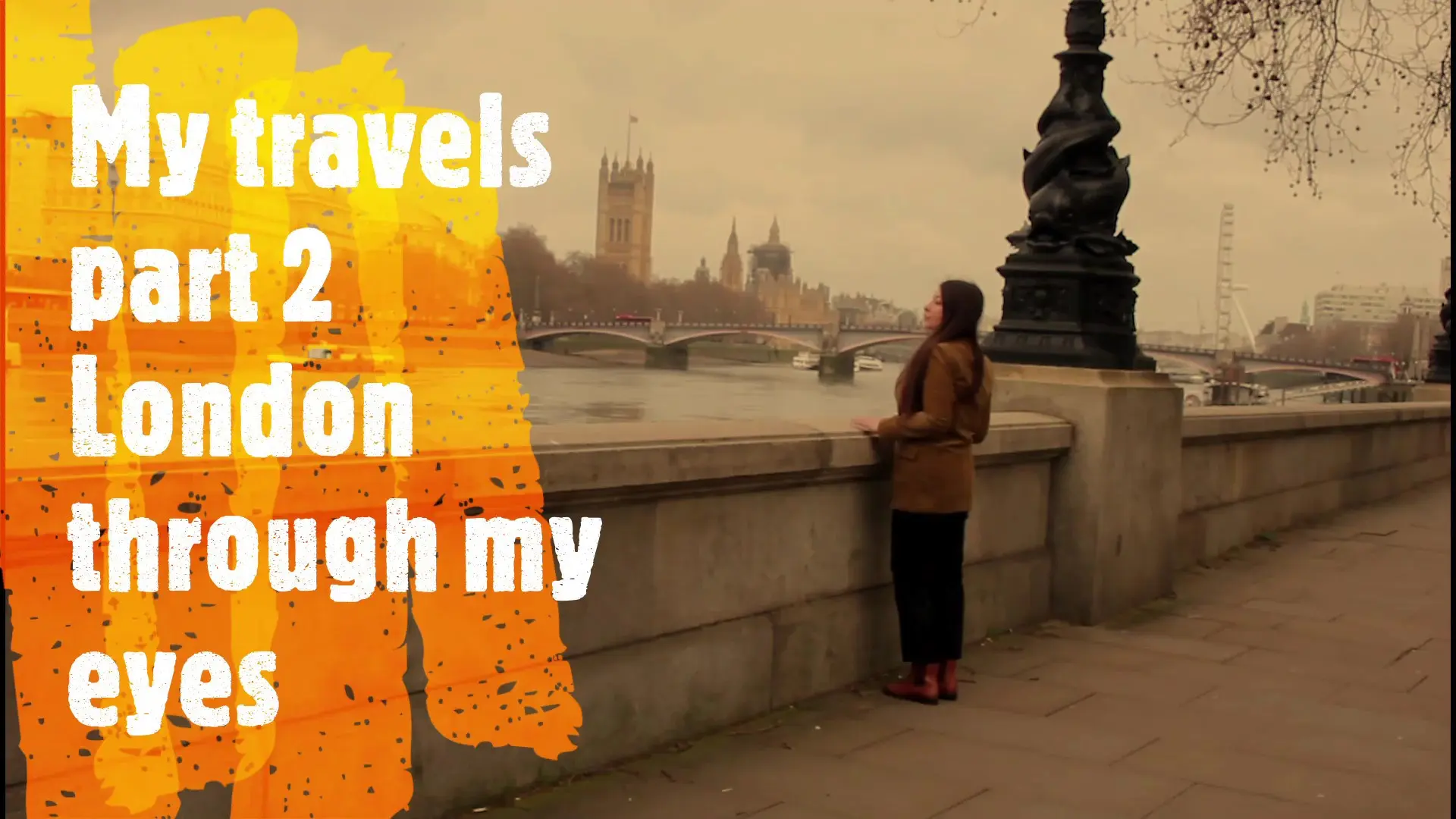 My travels London through my eyes backdrop