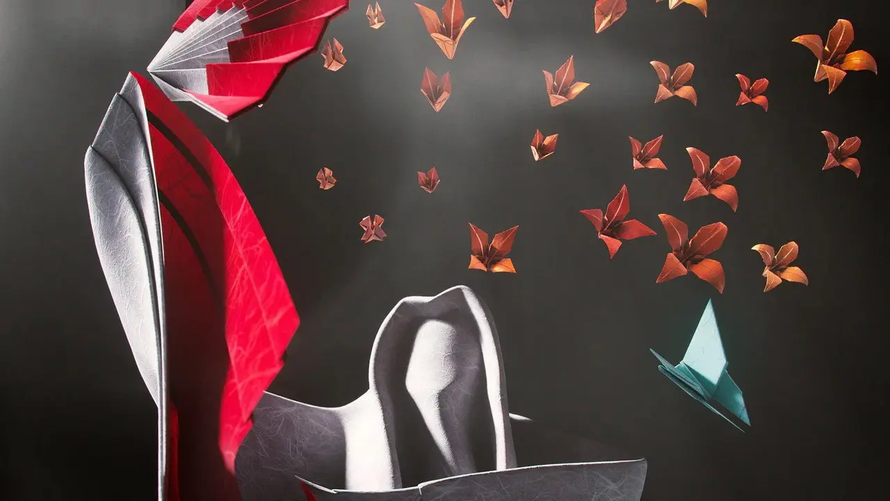 Origami backdrop