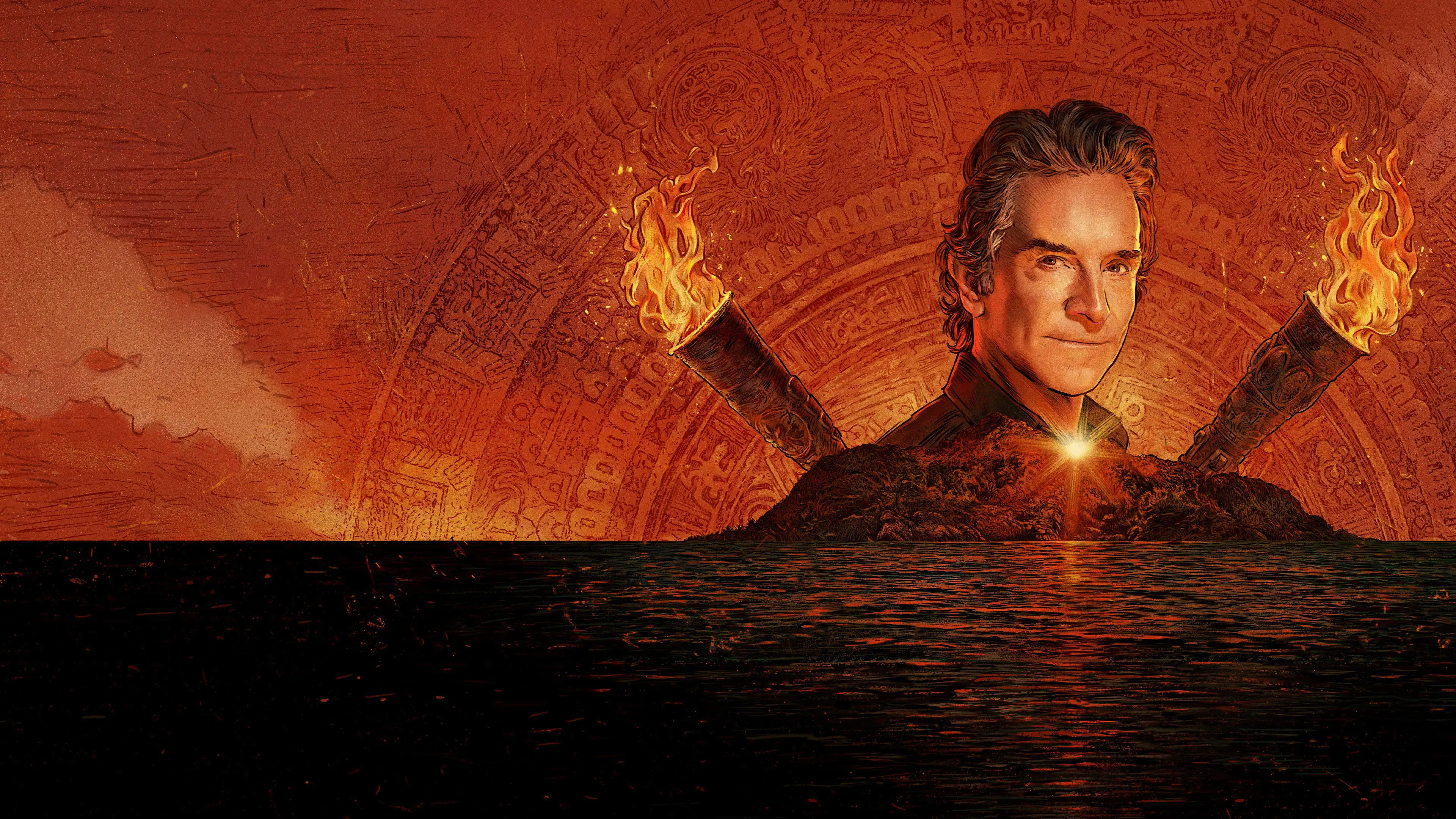 Survivor backdrop