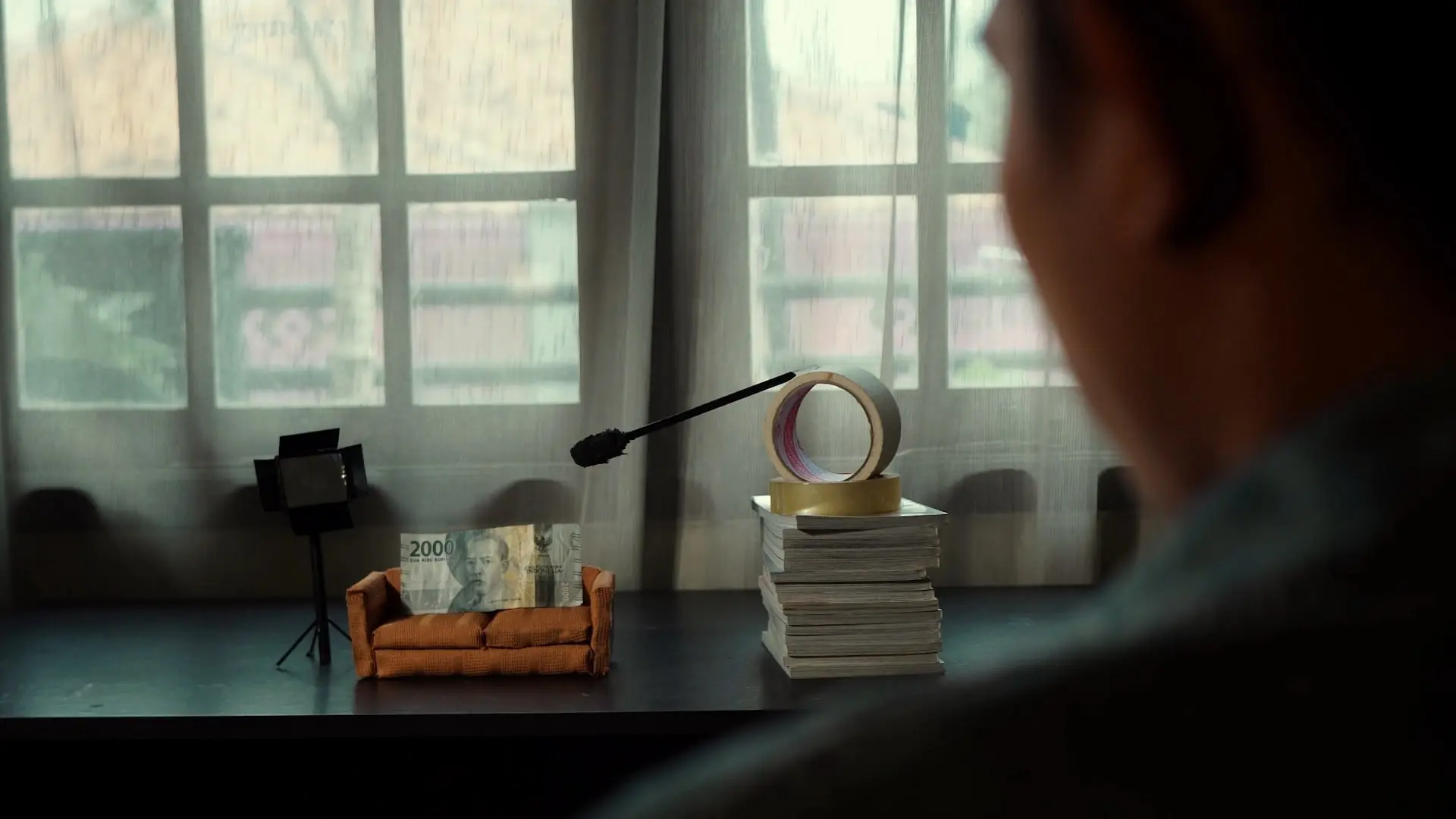 Short on Cash backdrop