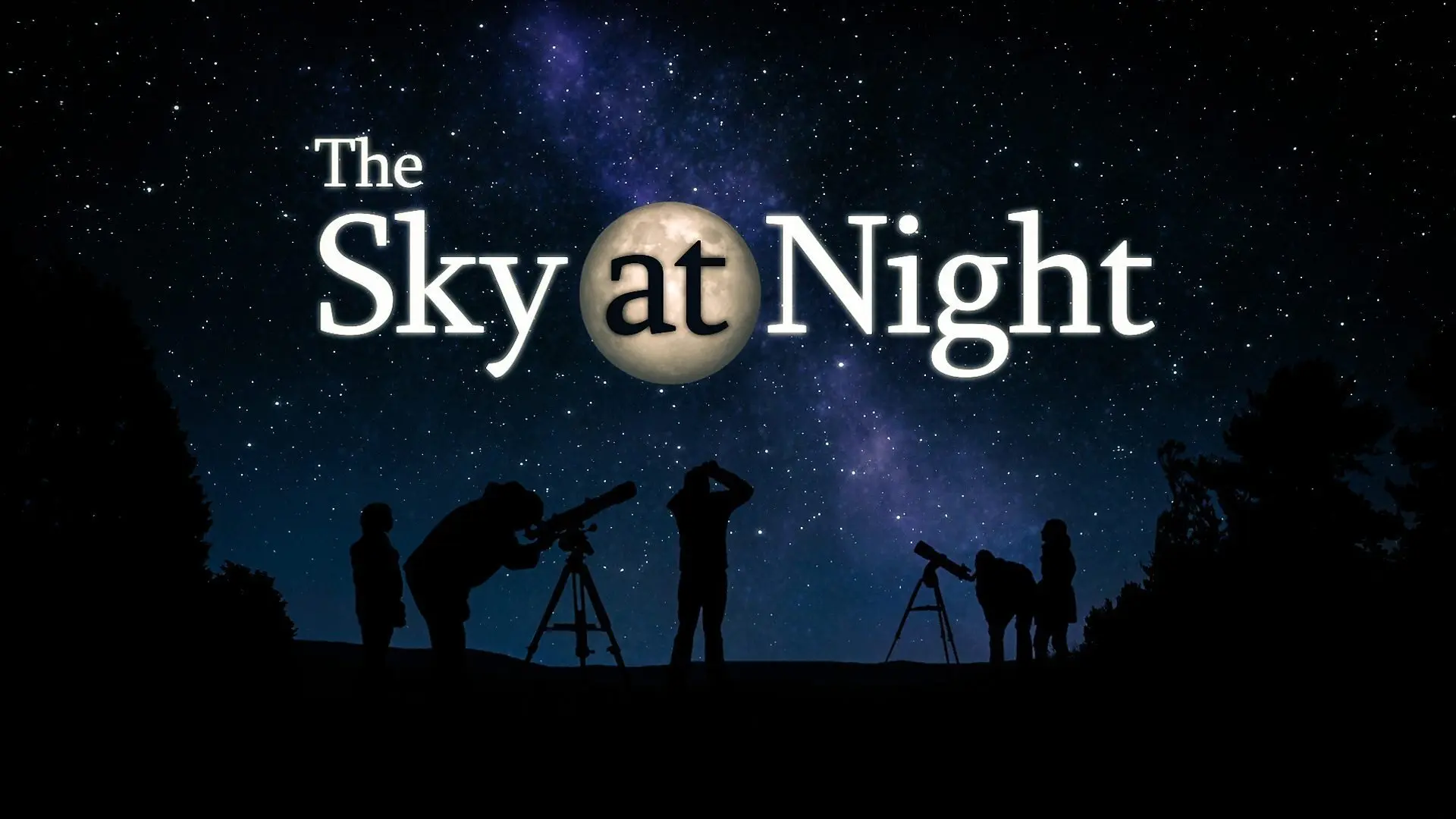 The Sky at Night backdrop