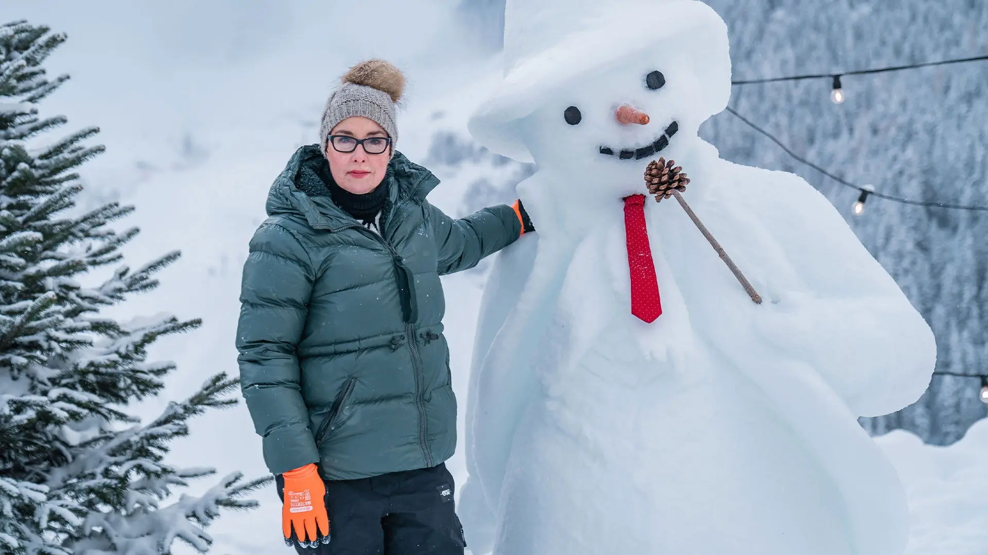 The Greatest Snowman backdrop