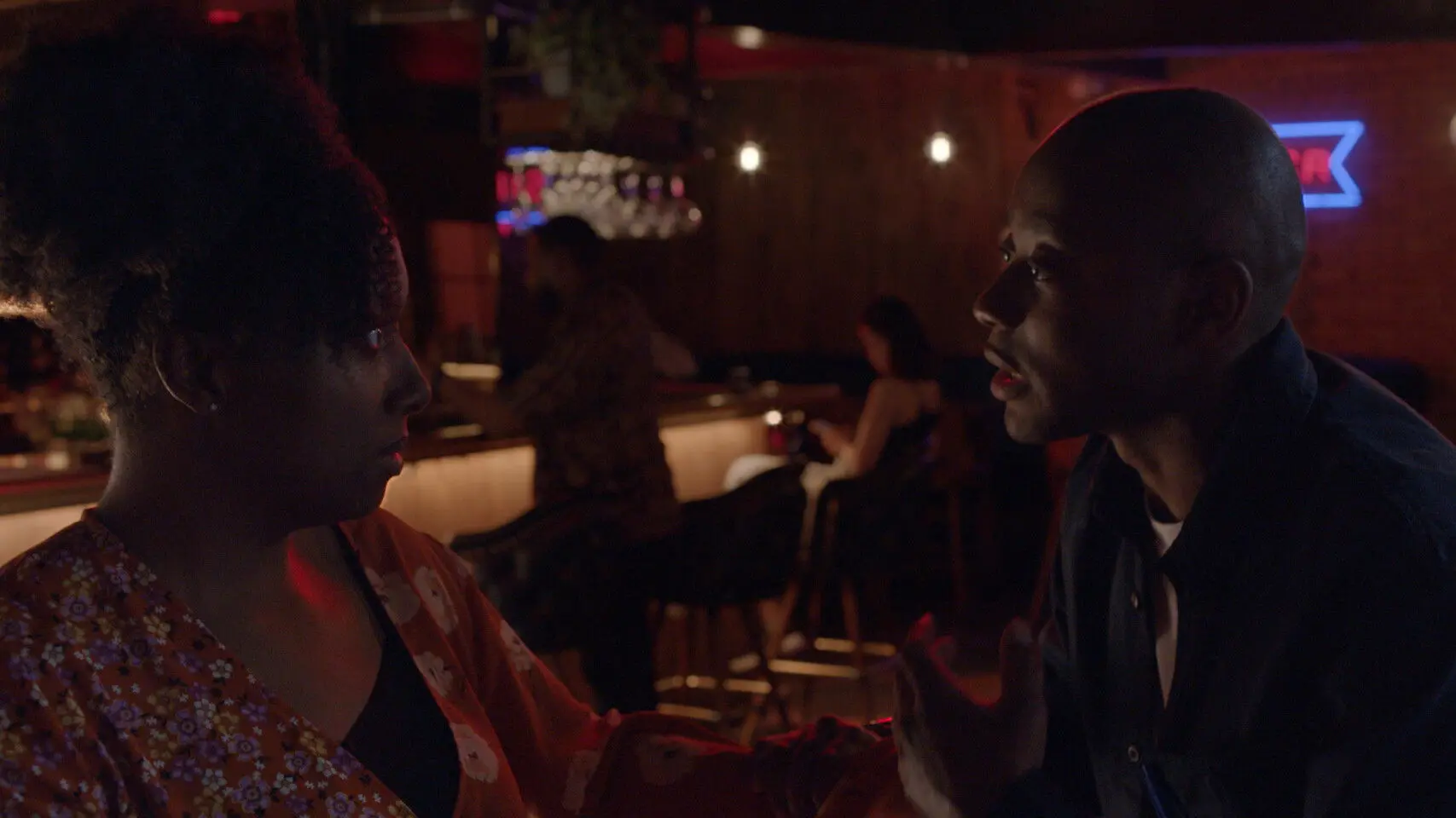 The First Time I Never Met You backdrop