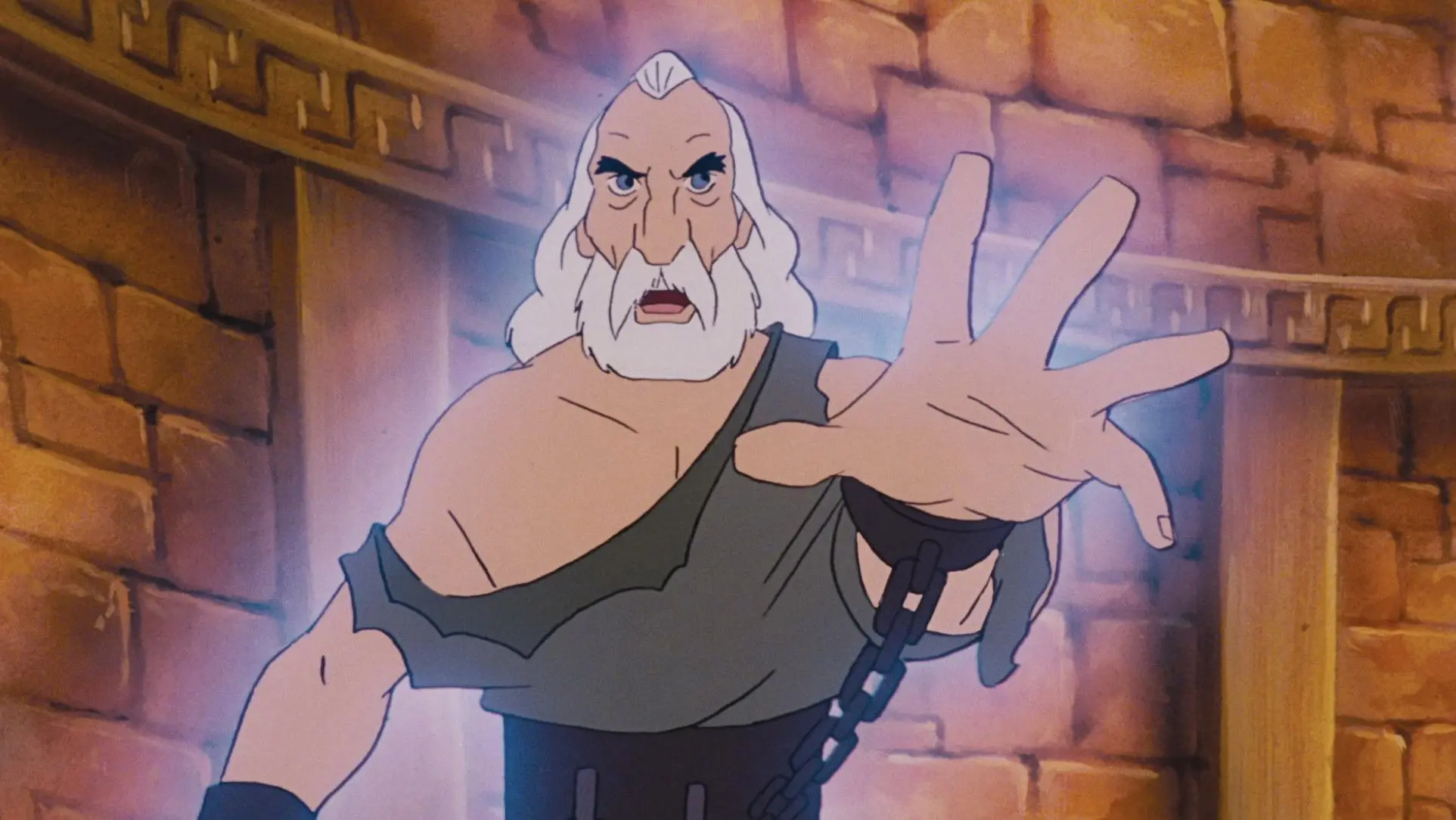 Abinadi and King Noah backdrop