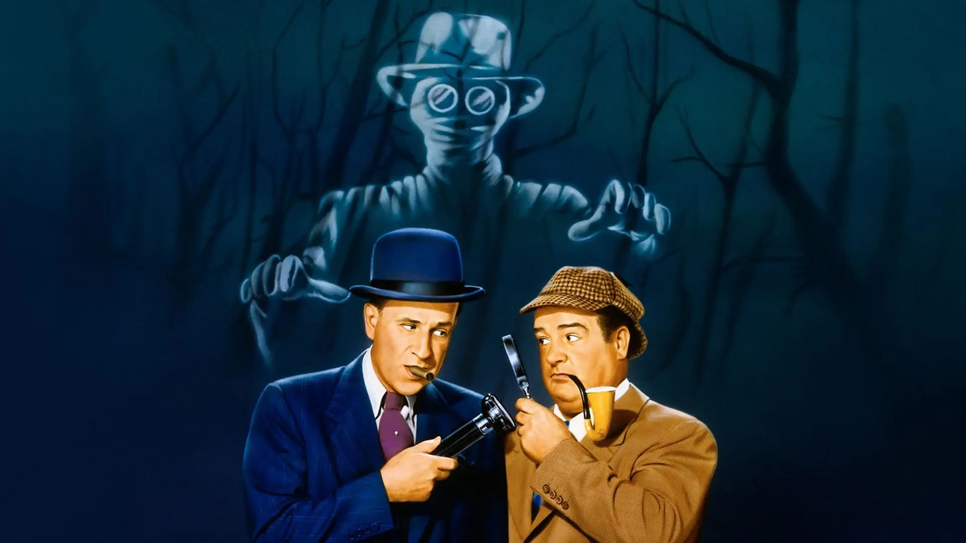 Bud Abbott and Lou Costello Meet the Invisible Man backdrop