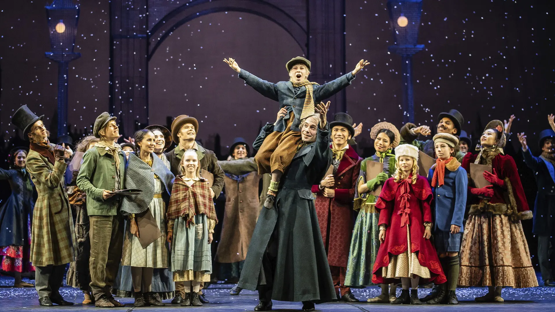A Christmas Carol backdrop