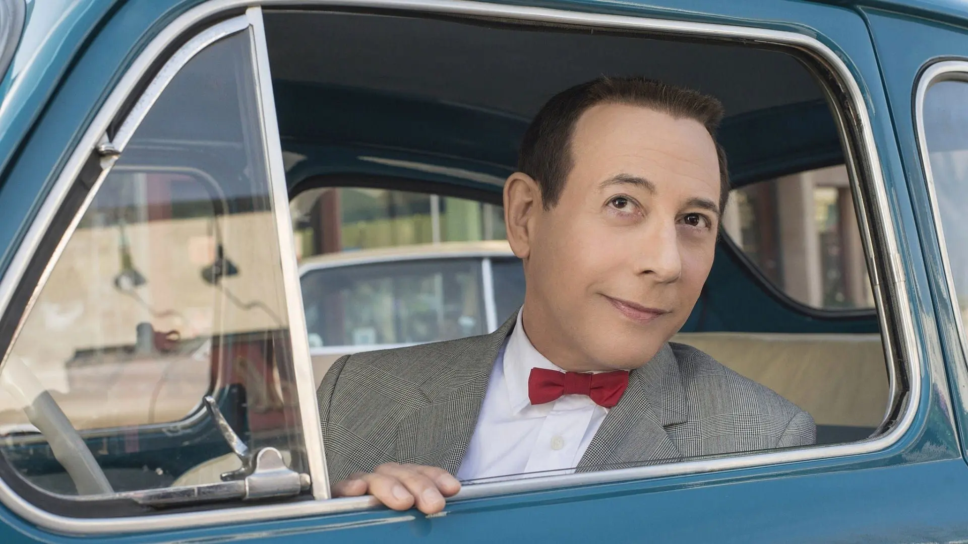 Pee-wee's Big Holiday backdrop