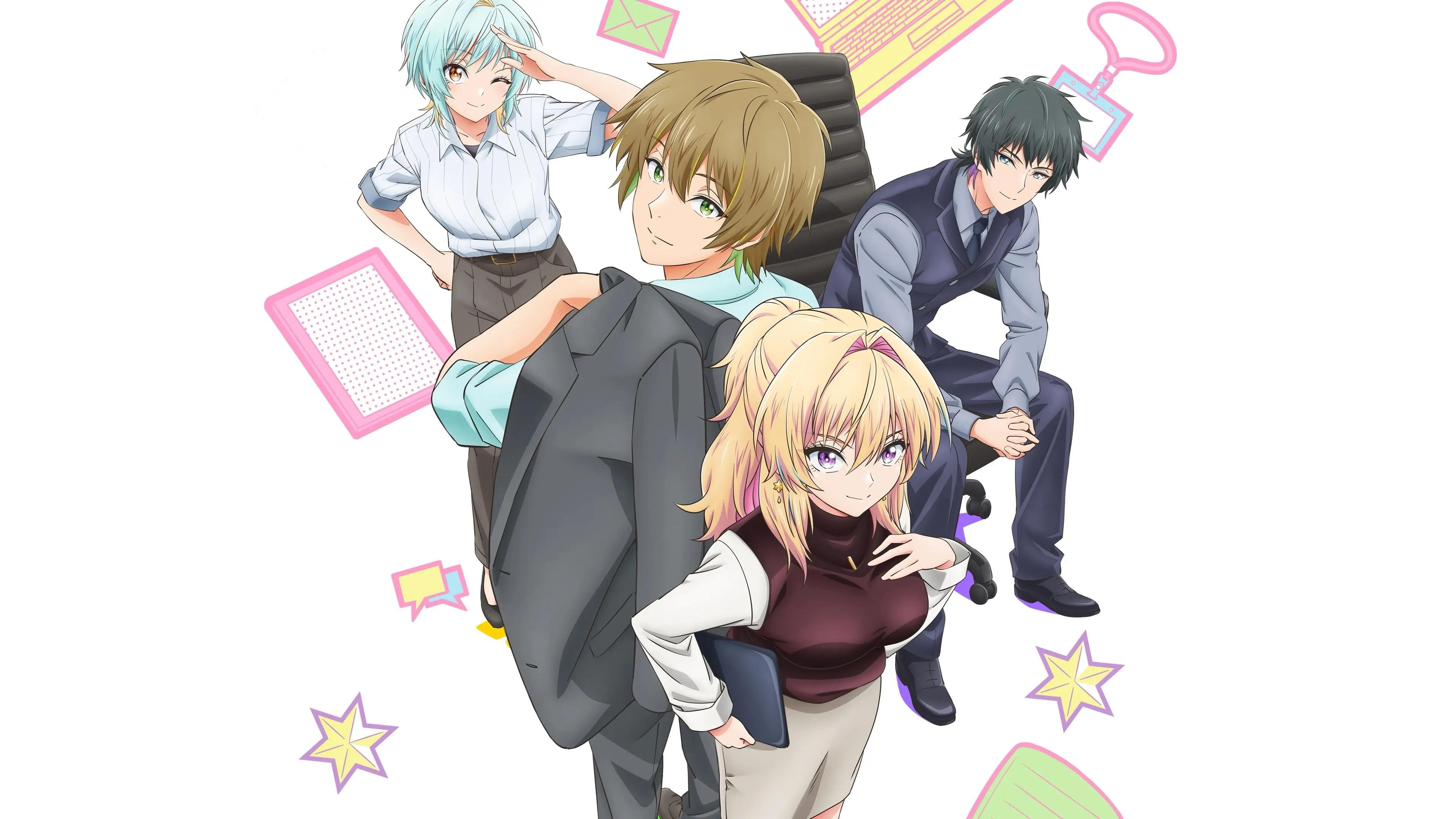 My Awkward Senpai backdrop