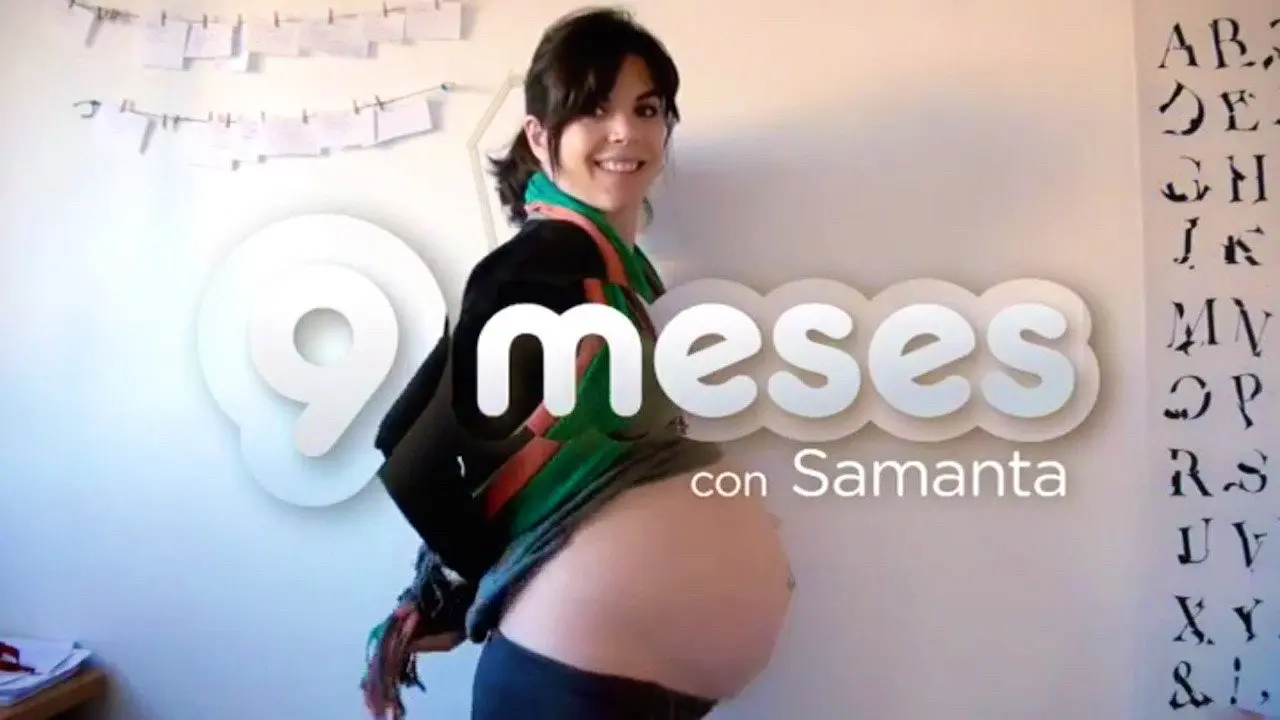 9 meses con Samanta backdrop