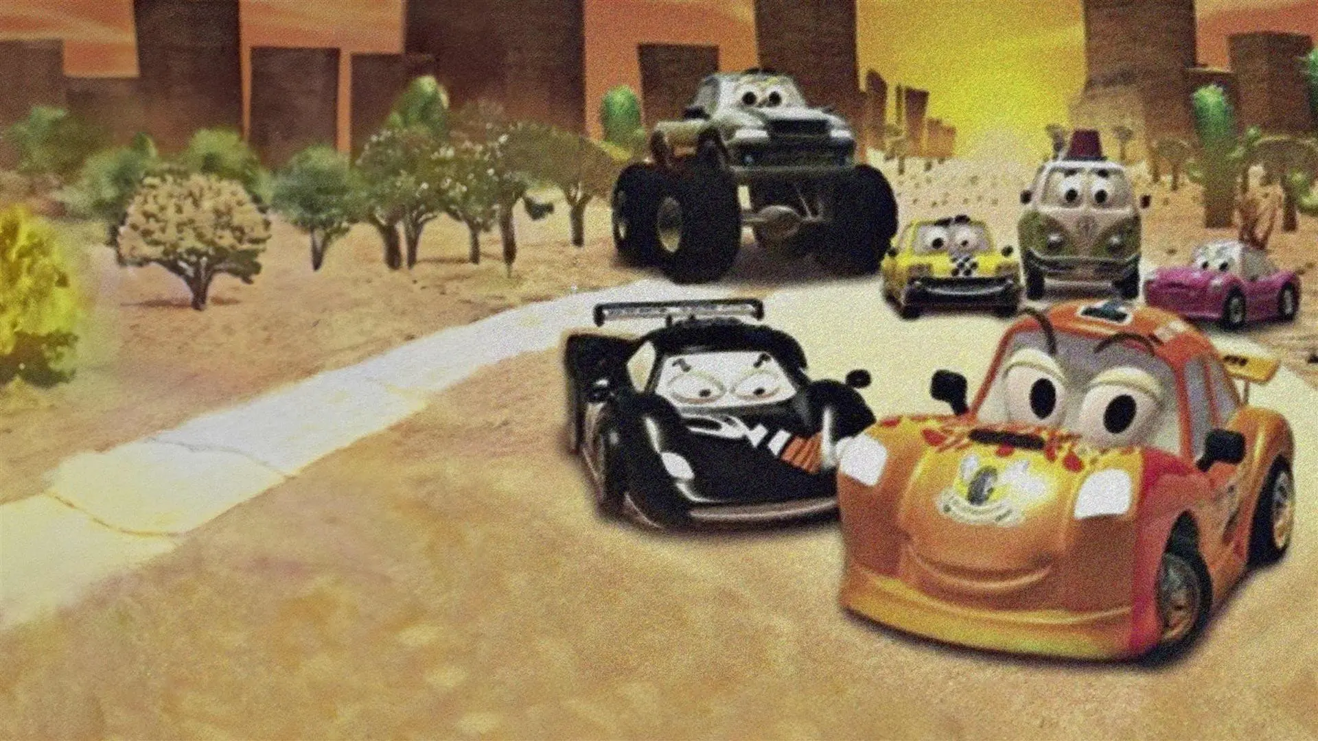 The Little Cars 6: Fast Lane Fury backdrop