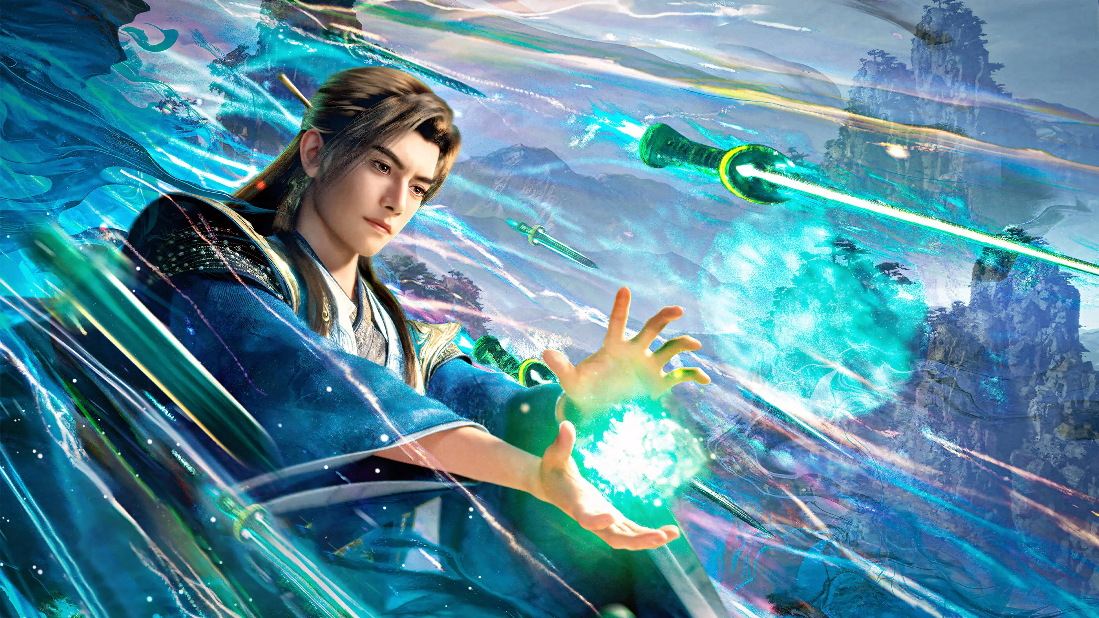 A Record of a Mortal's Journey to Immortality backdrop