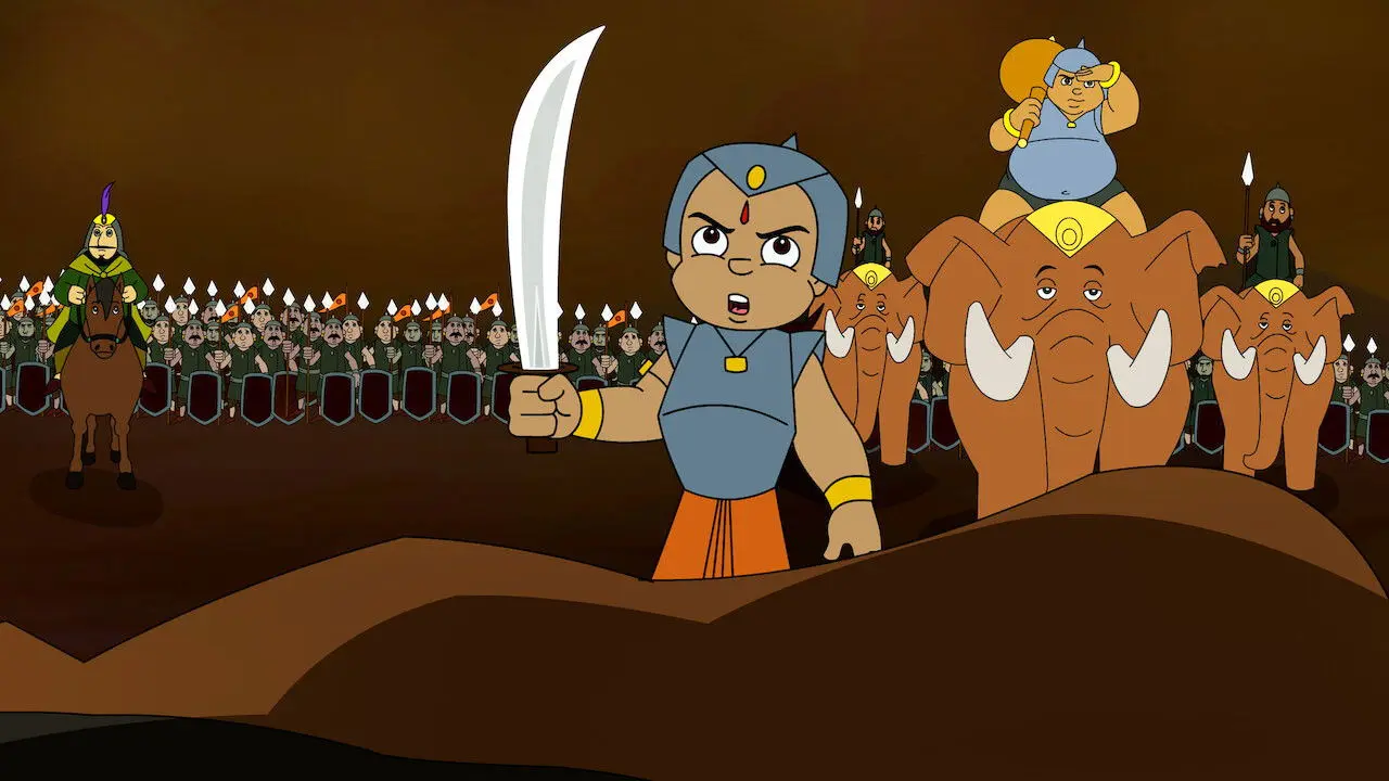 Chhota Bheem and Krishna backdrop