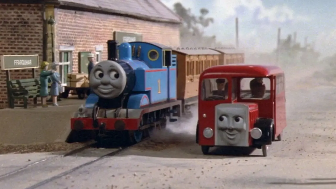 Thomas & Friends: 10 Years of Thomas backdrop