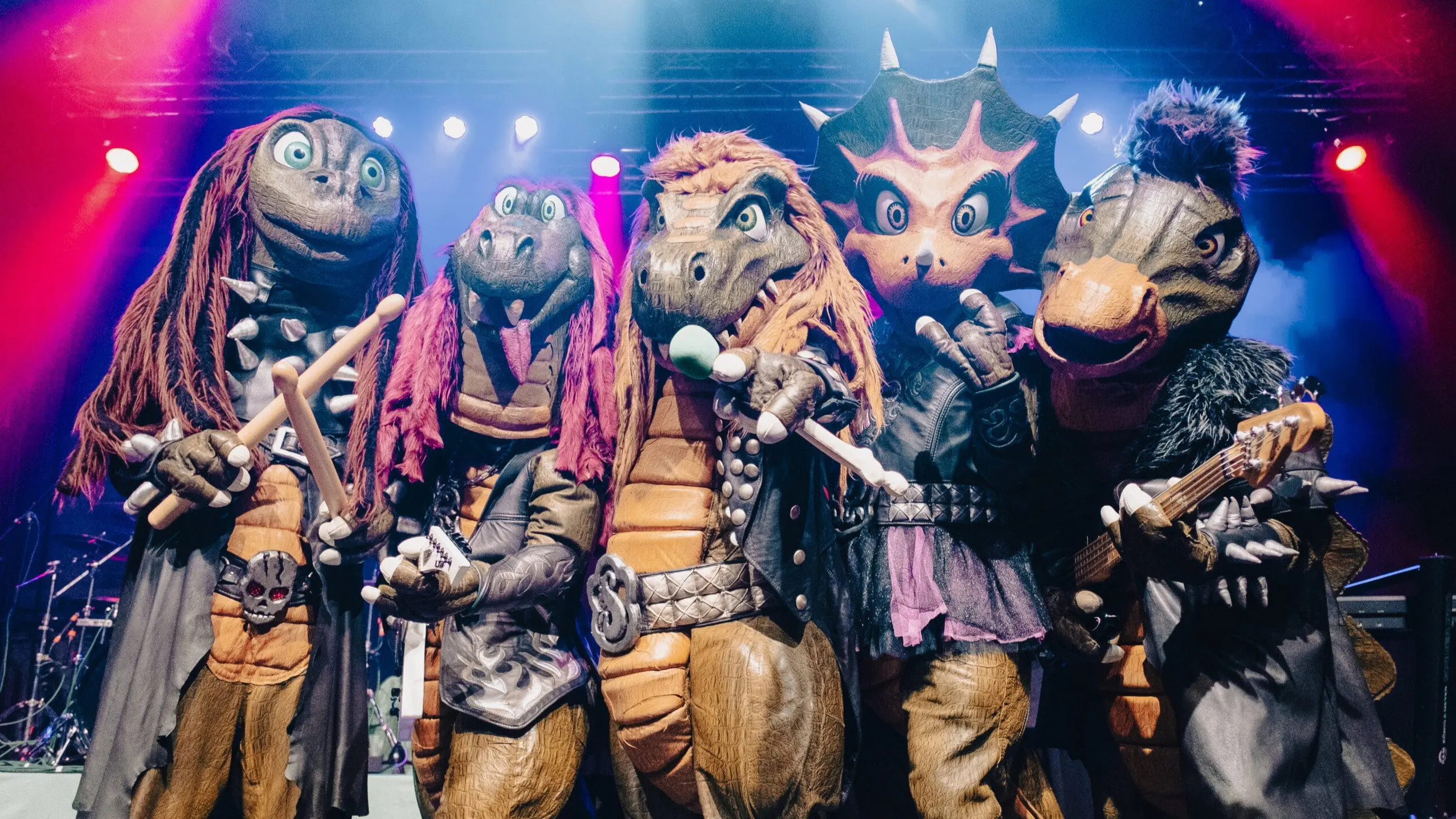 Heavysaurus - Kaugummi ist mega Tour 2023 - Leipzig backdrop
