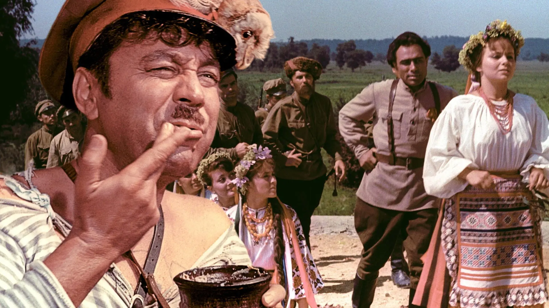 Wedding in Malinovka backdrop