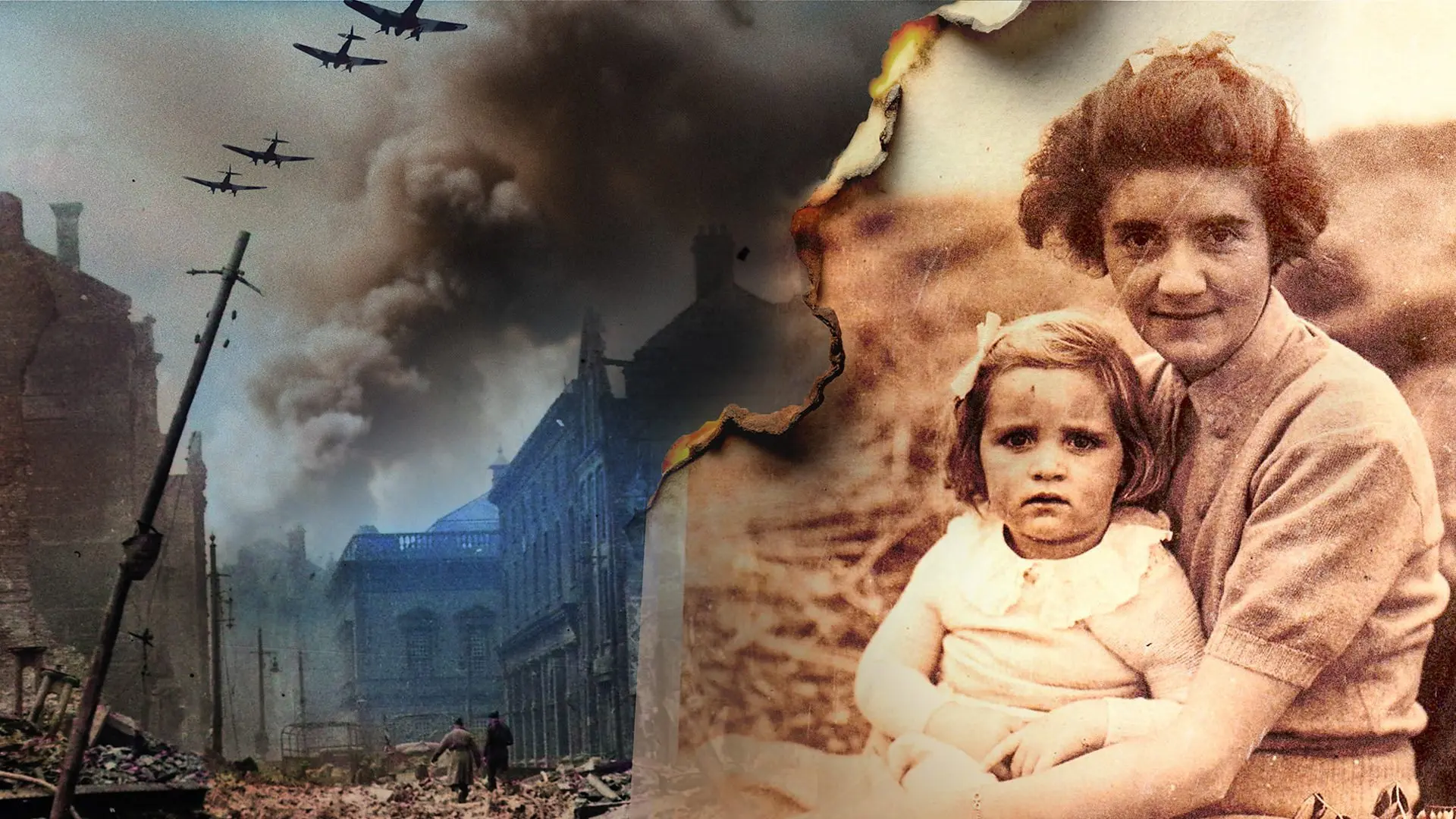 Letters from the Blitz backdrop