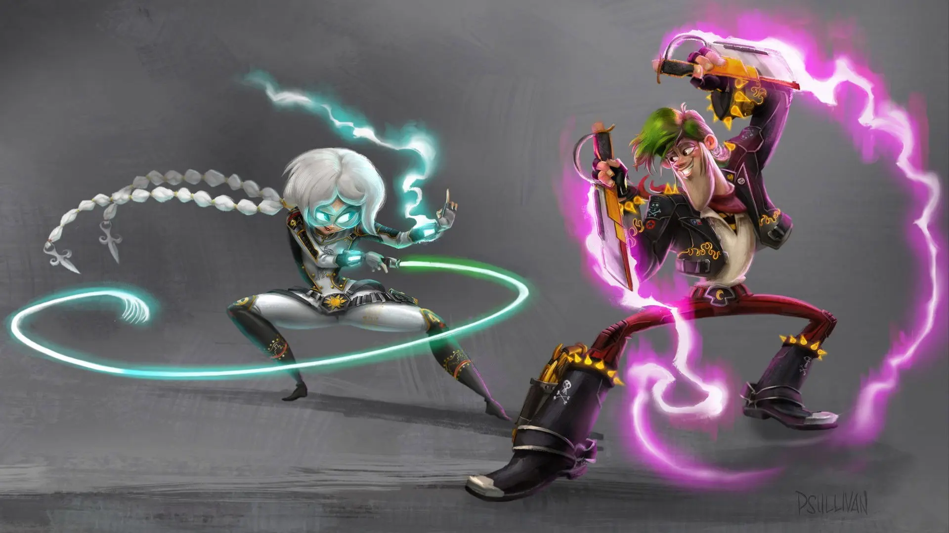 Kung Fu Space Punch backdrop