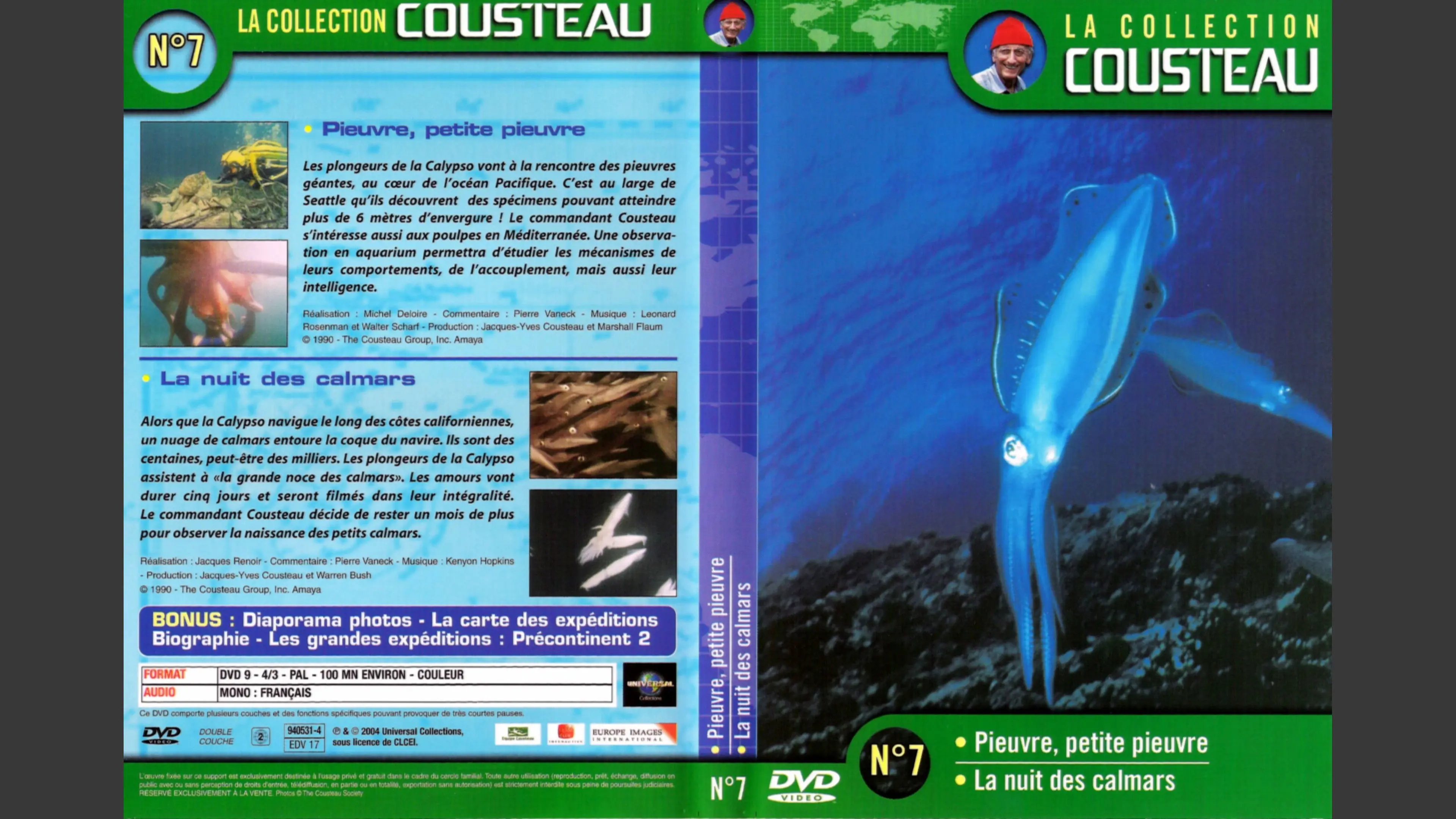 The Cousteau Collection N°7-1 | Octopus, Little Octopus backdrop