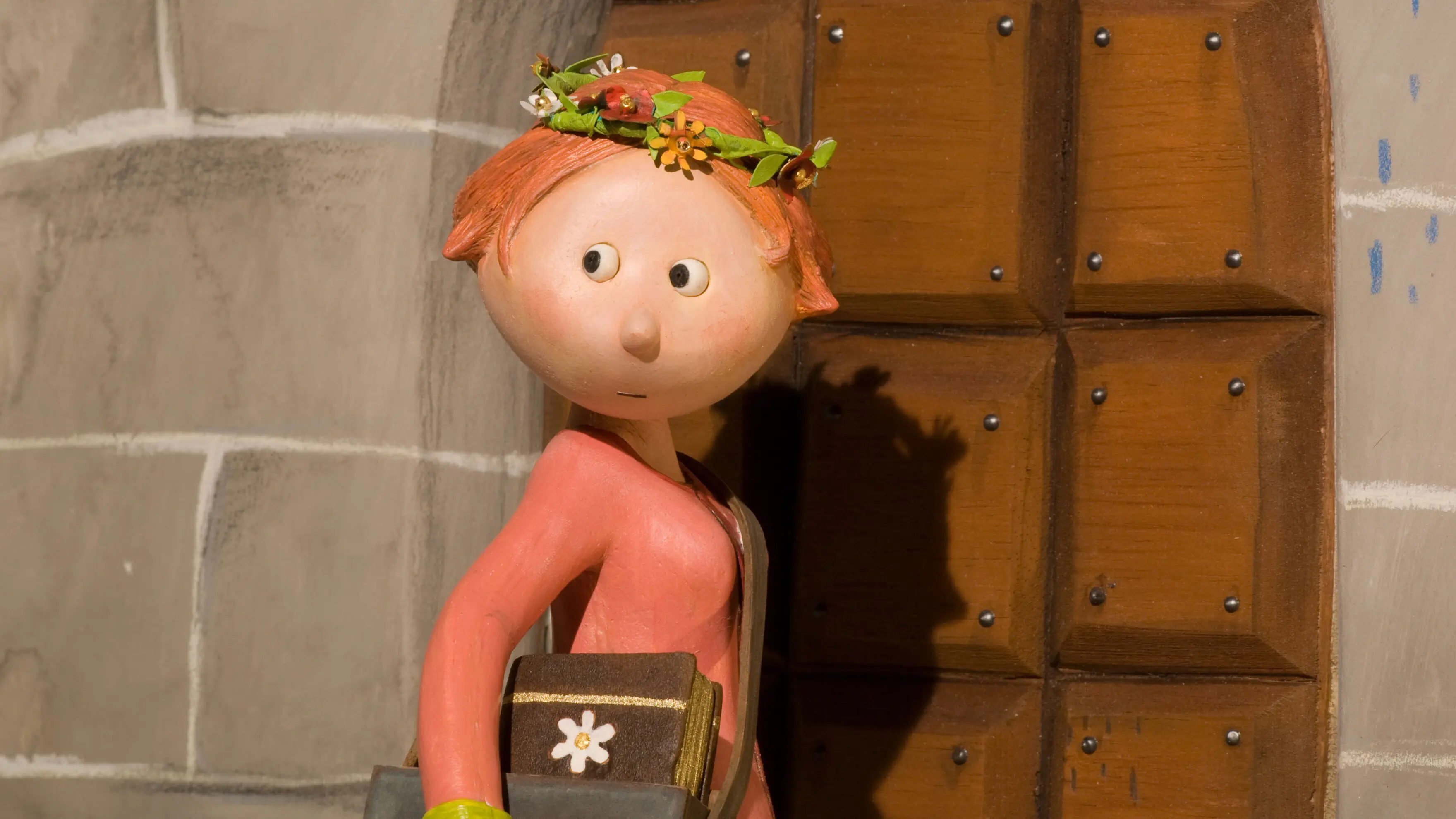 4, 5, 6... Gingerbread Molly backdrop