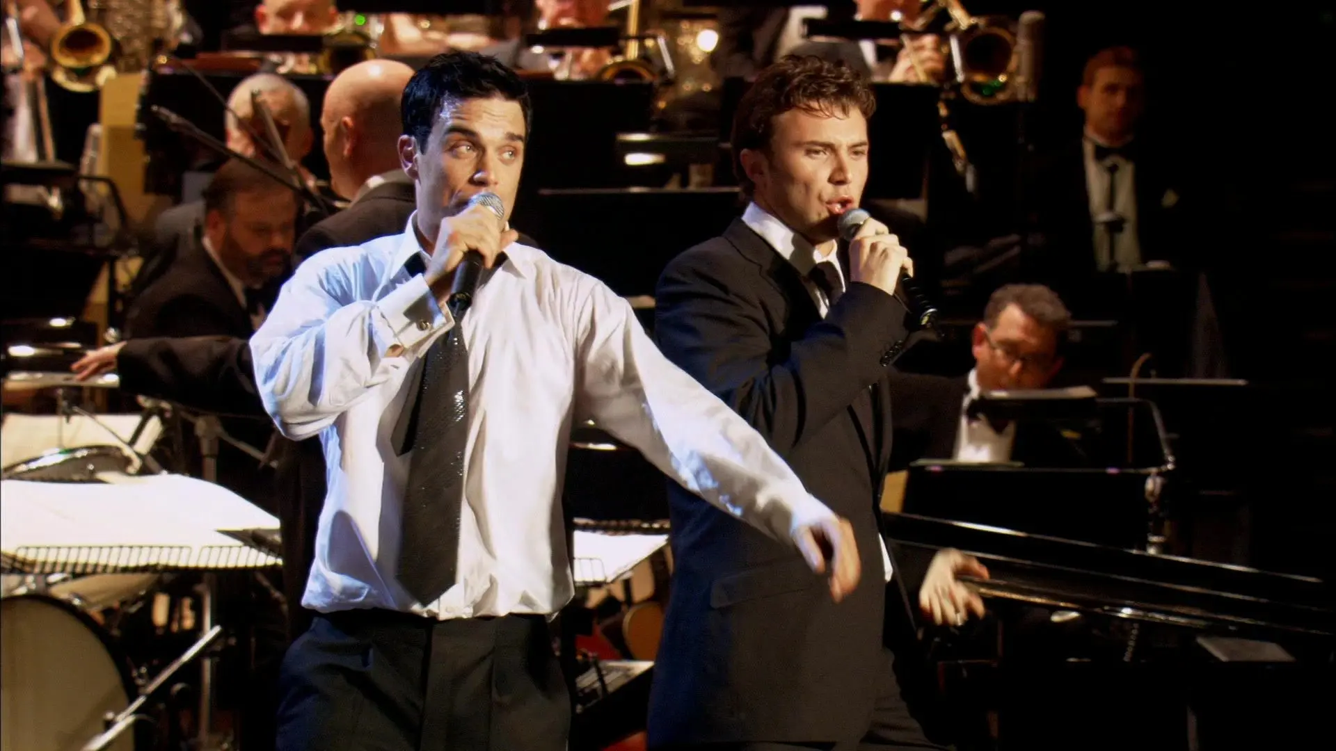 One Night with Robbie Williams backdrop