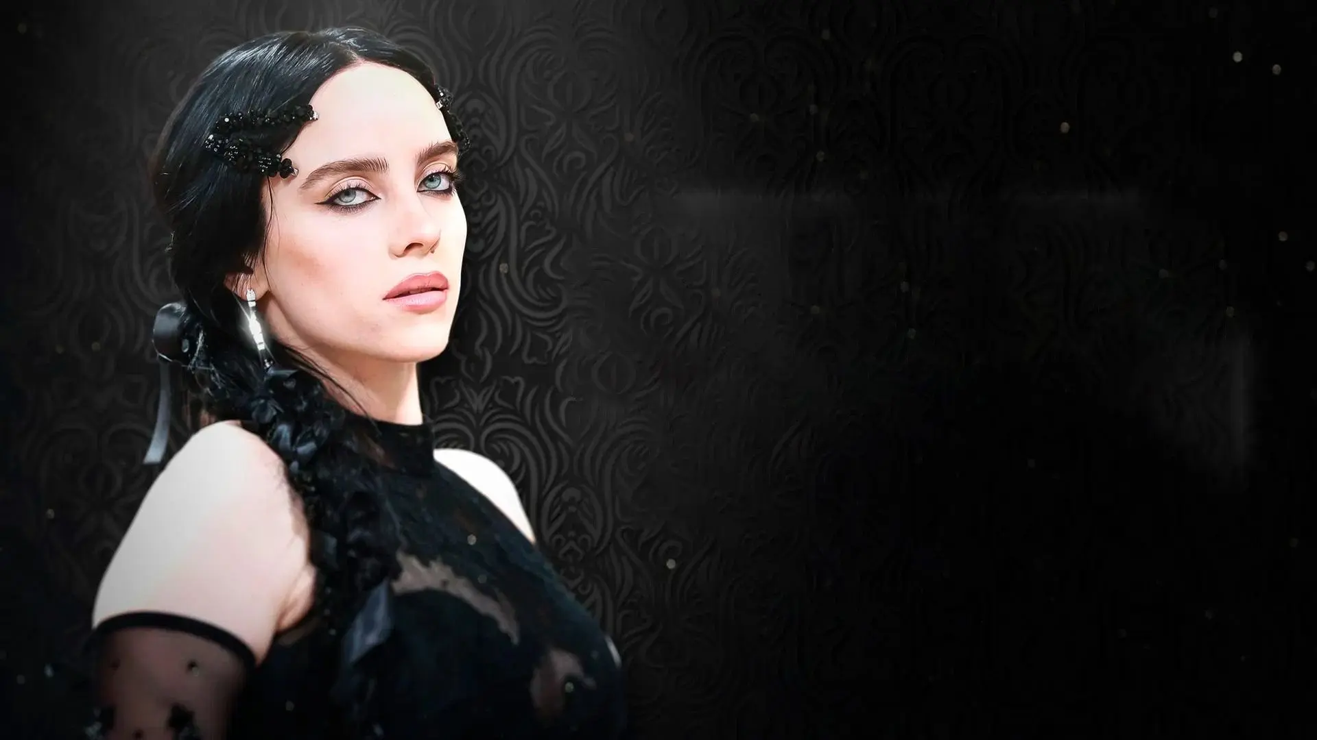 Billie Eilish Unfiltered backdrop