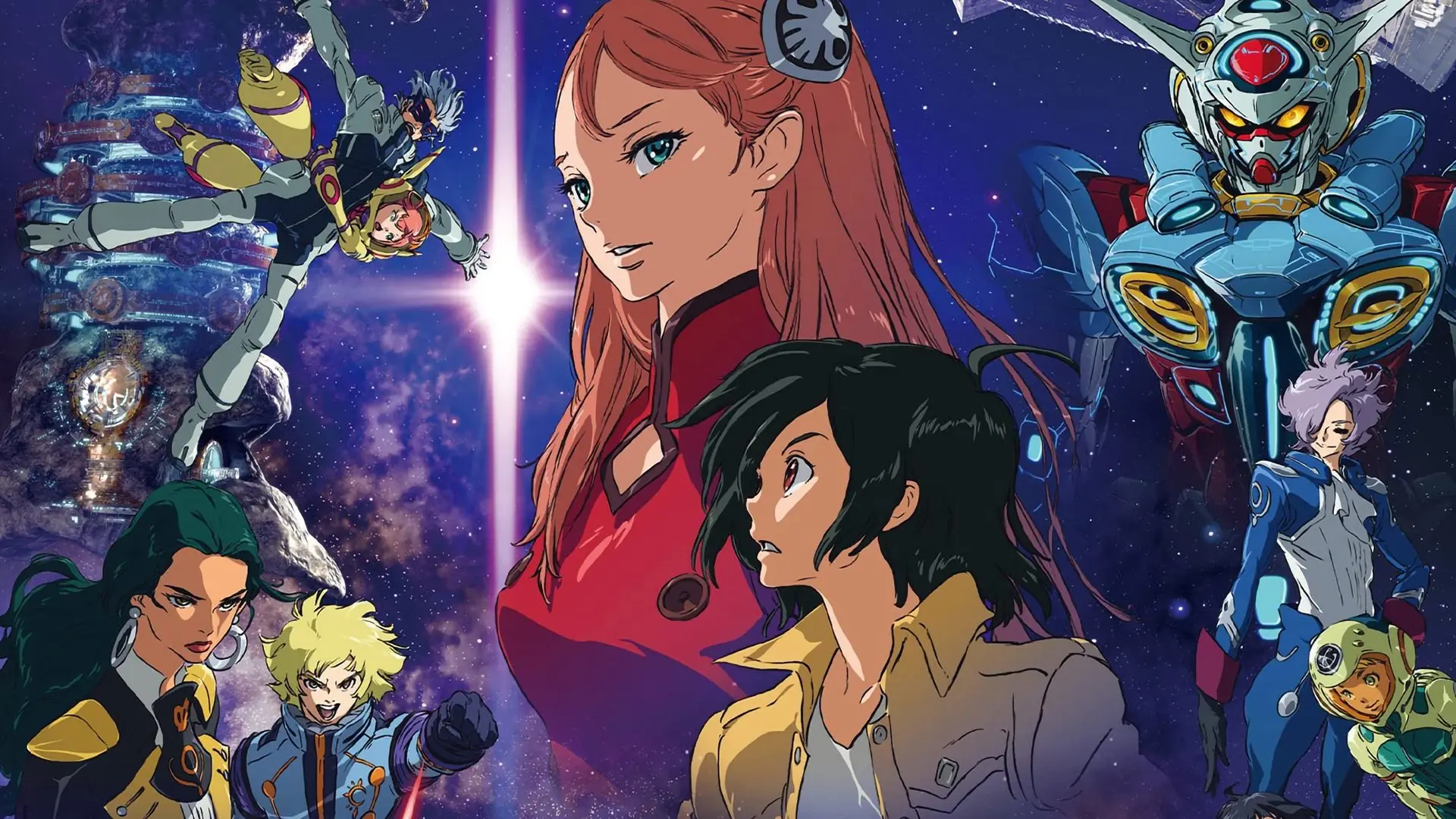 Gundam Reconguista in G Movie III:  Legacy from Space backdrop