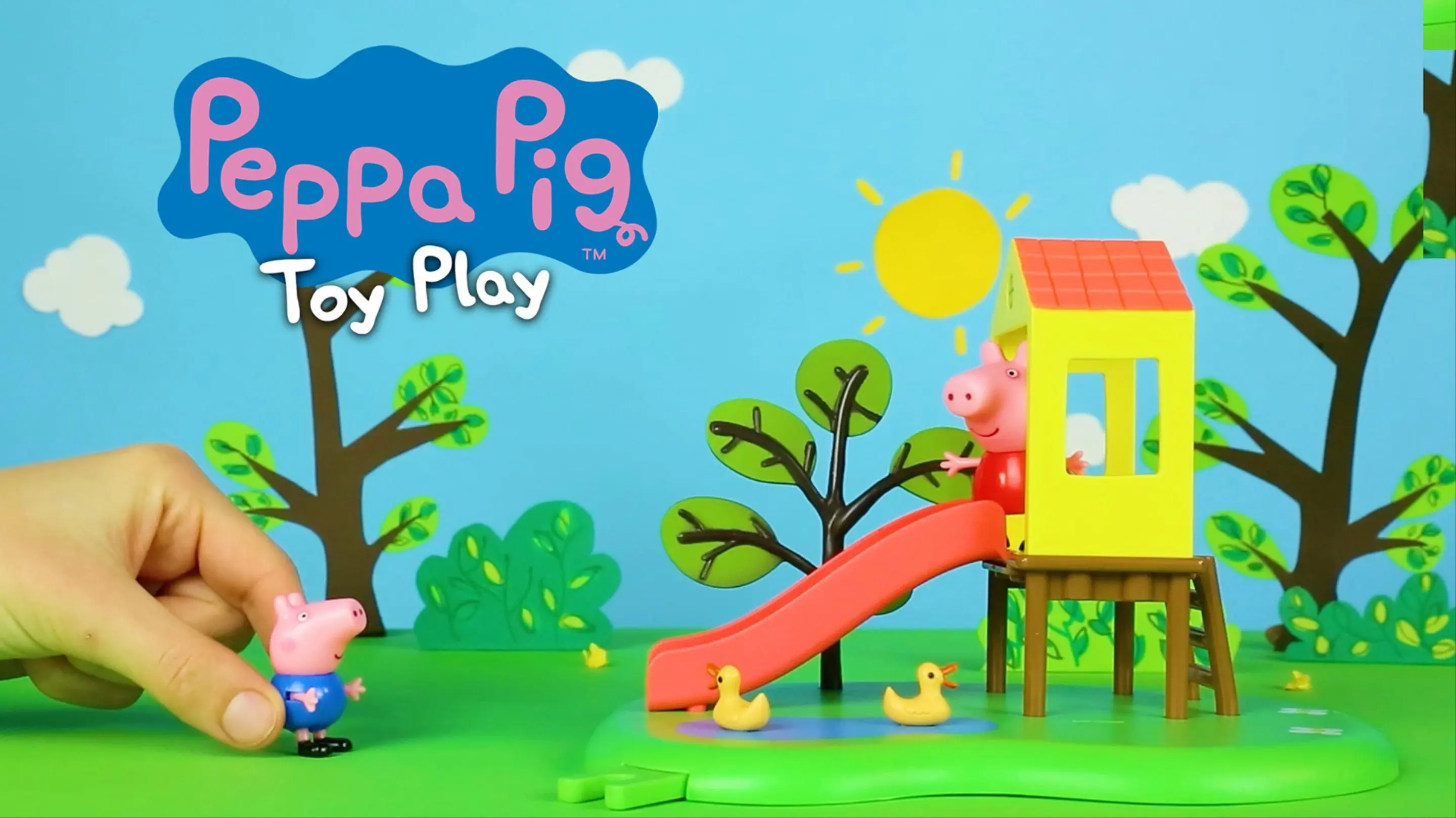 Peppa Pig - Toy Play backdrop