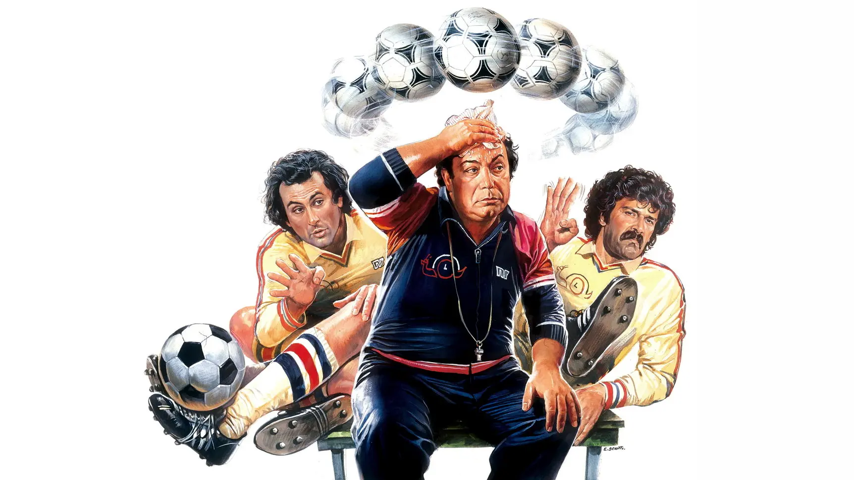 L'allenatore nel pallone backdrop