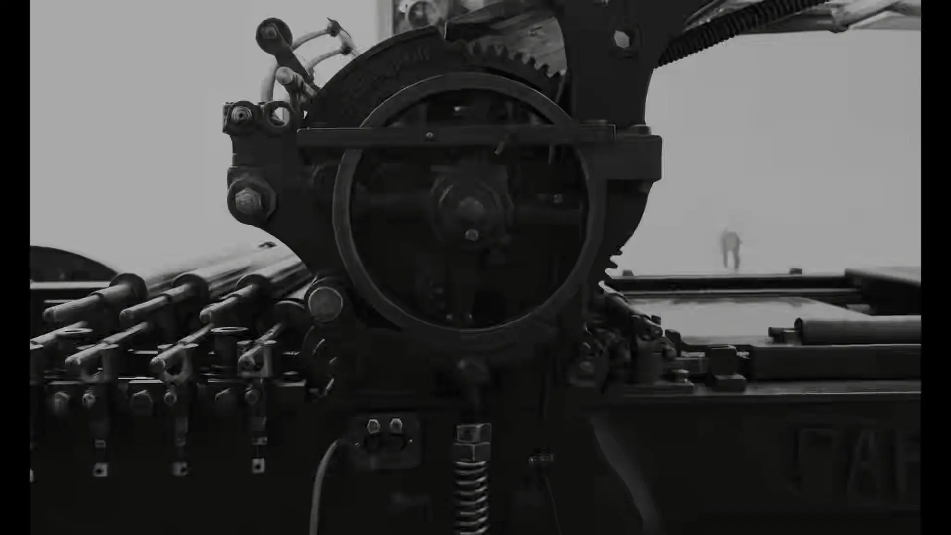 Machine Plate backdrop