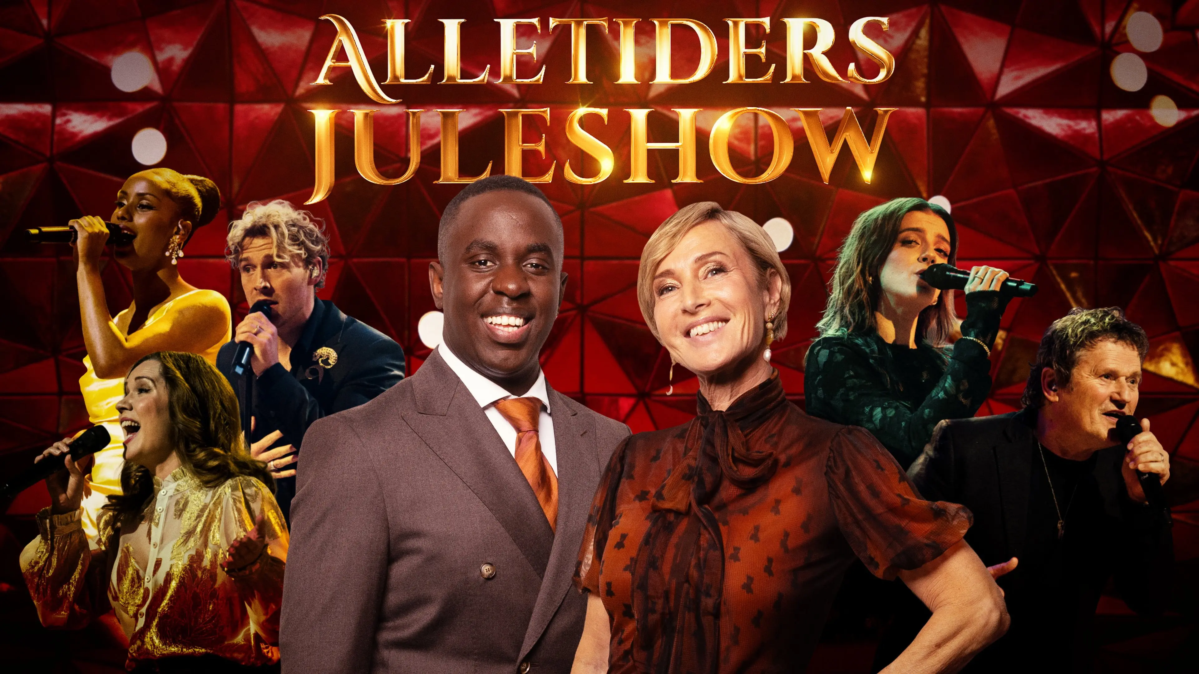 Alletiders juleshow backdrop
