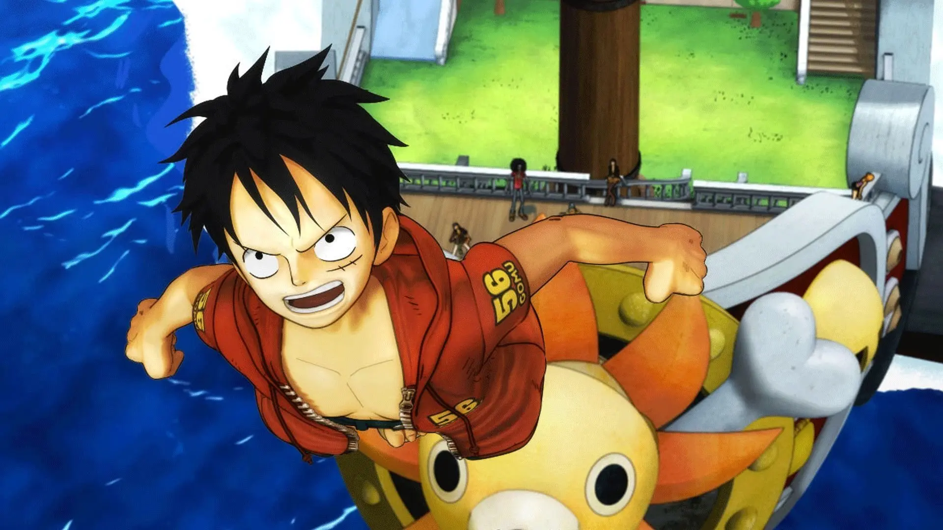 One Piece Mugiwara Chase backdrop