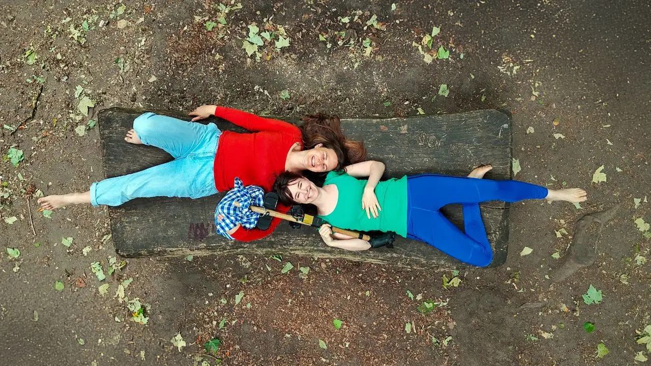 The Naked Travellers - Women also can roam free! backdrop