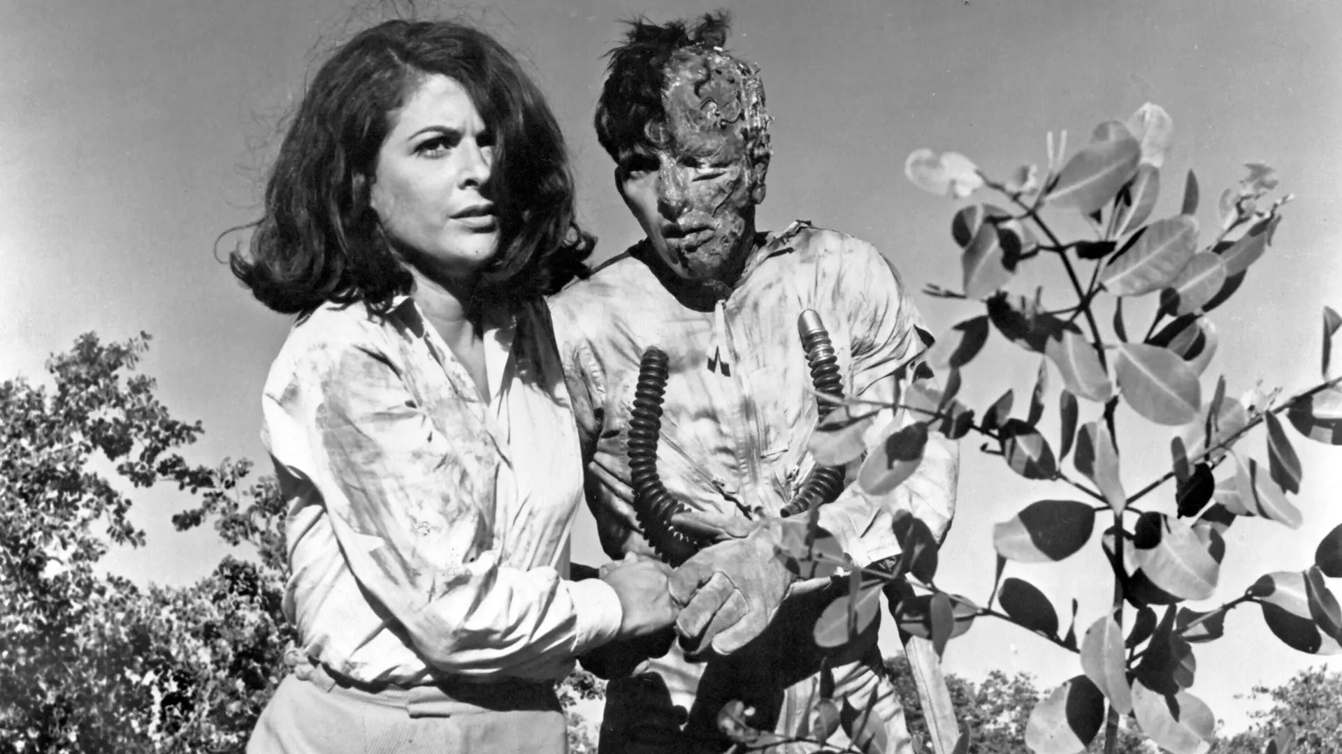 Frankenstein Meets the Space Monster backdrop