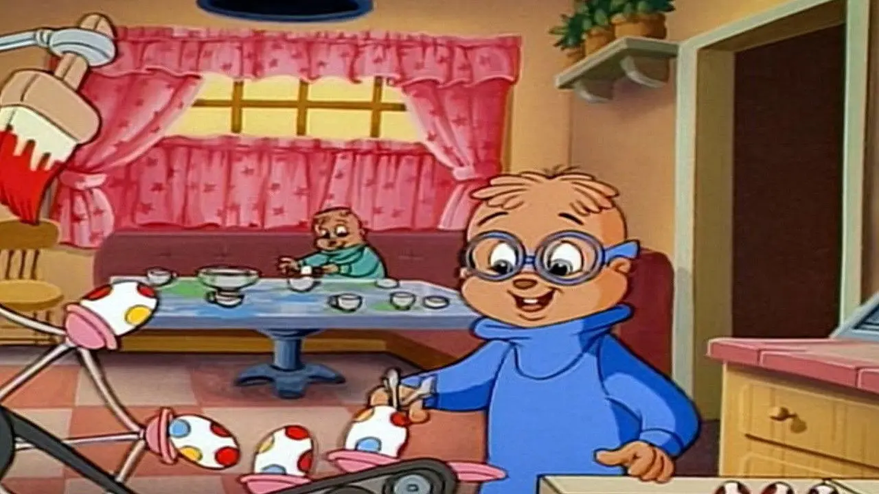 Alvin and the Chipmunks: The Easter Chipmunk backdrop