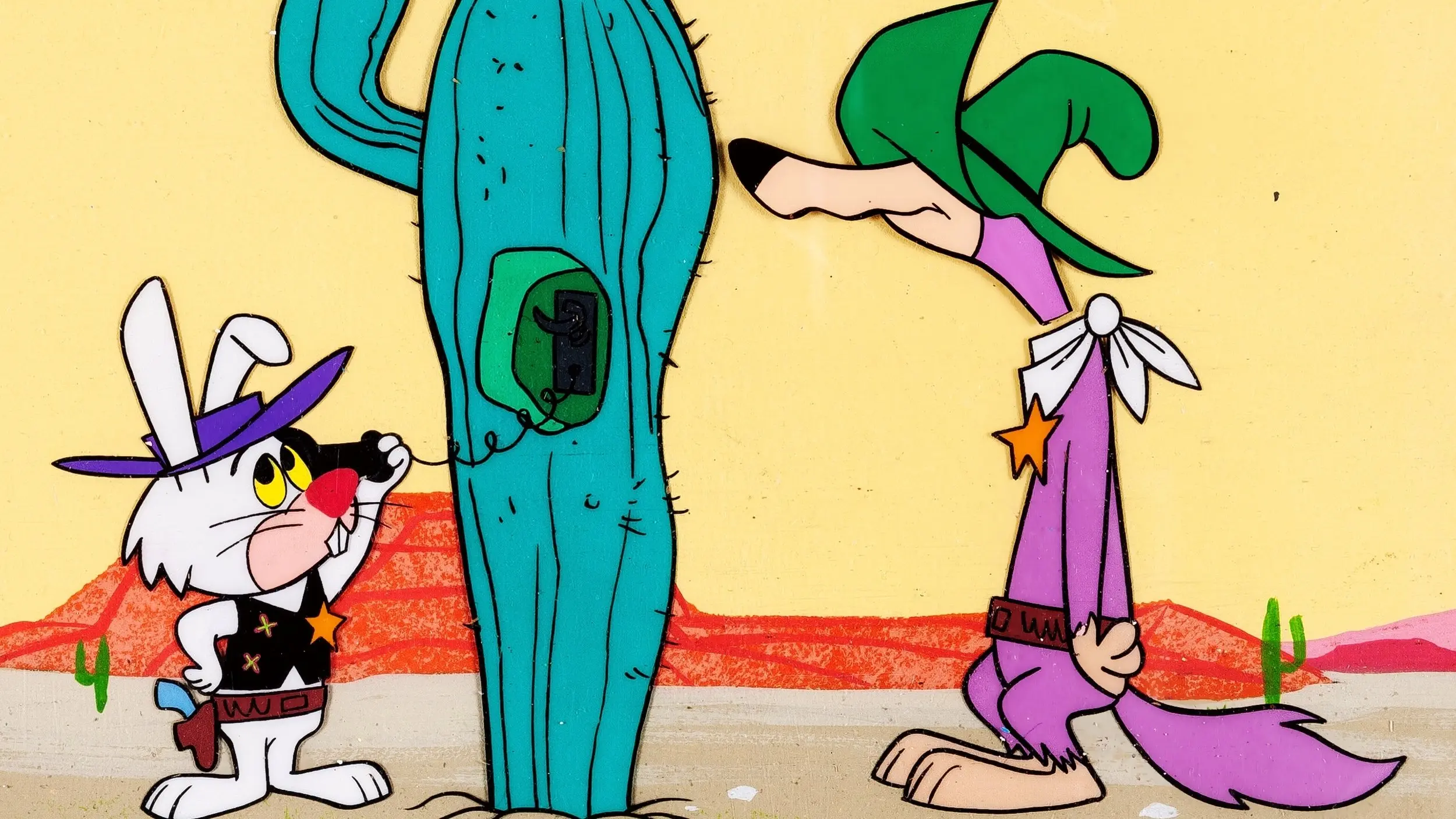 Ricochet Rabbit & Droop-a-Long backdrop