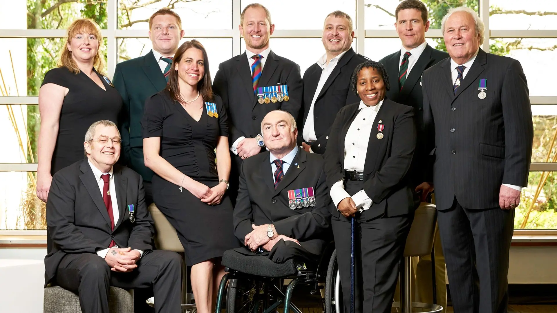 Gareth's Invictus Choir backdrop