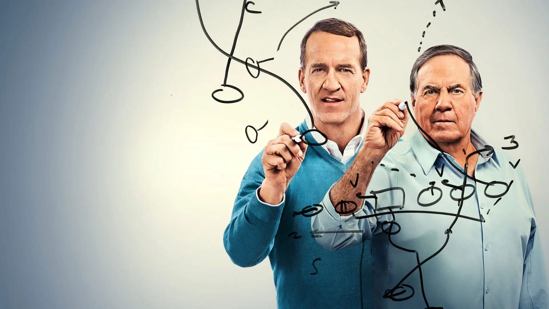 The Breakdown with Peyton and Belichick backdrop