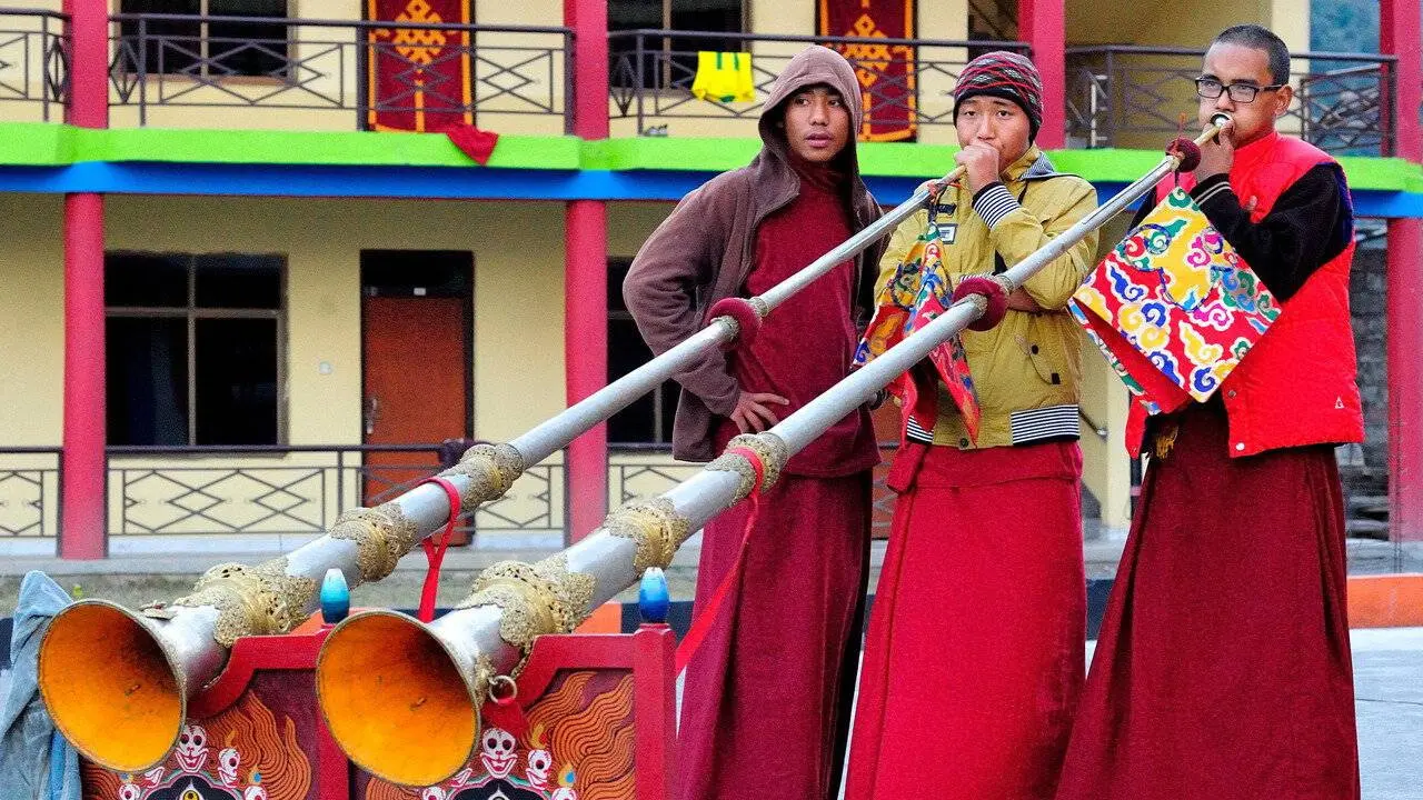 Tibet - Les nourritures terrestres backdrop
