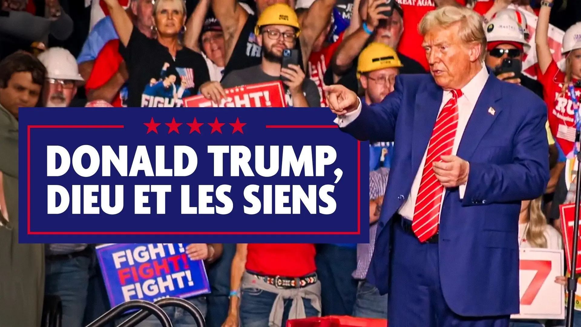 Donald Trump, Dieu et les siens backdrop