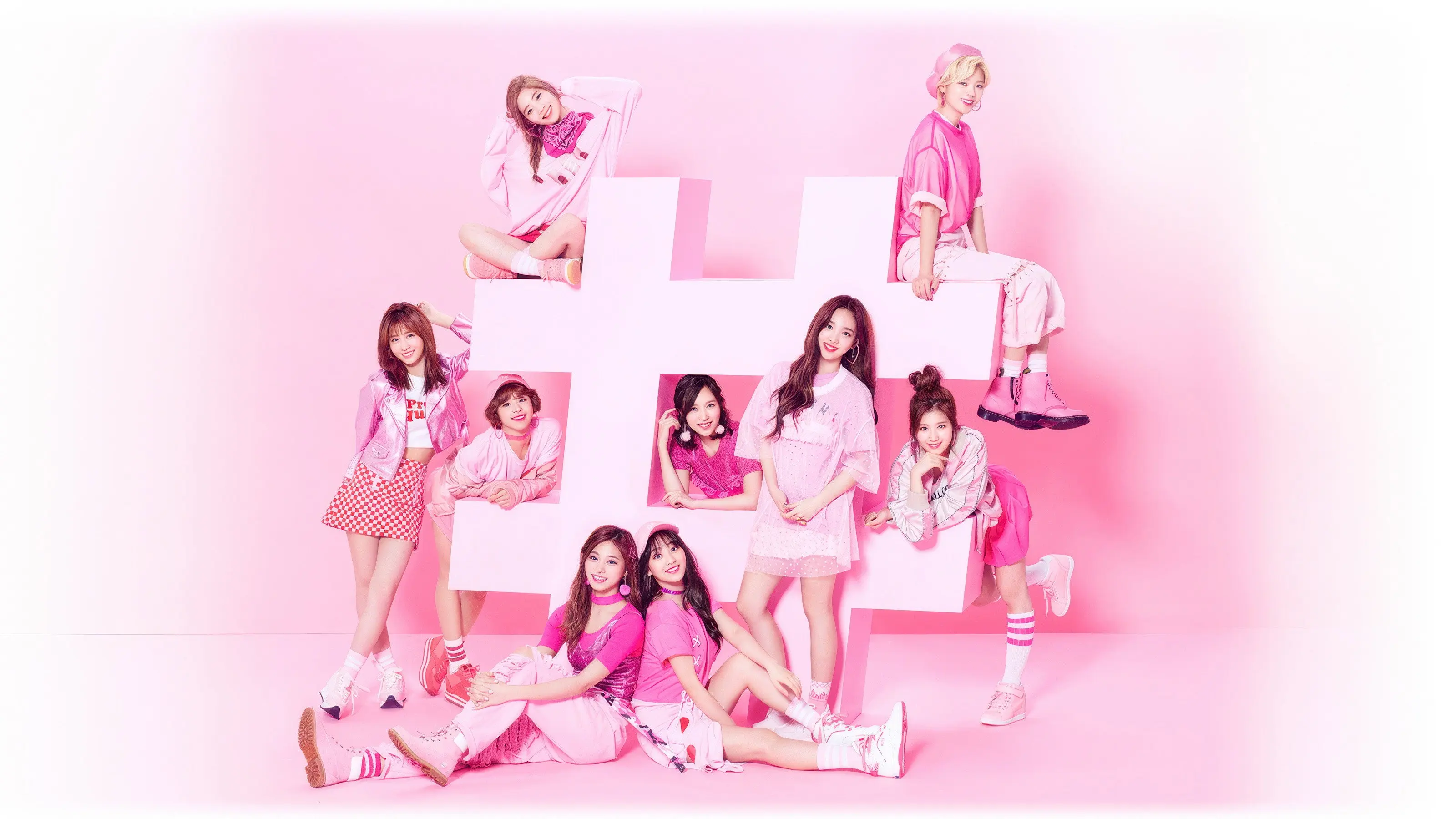 Twice Debut Showcase "Touchdown In Japan" backdrop
