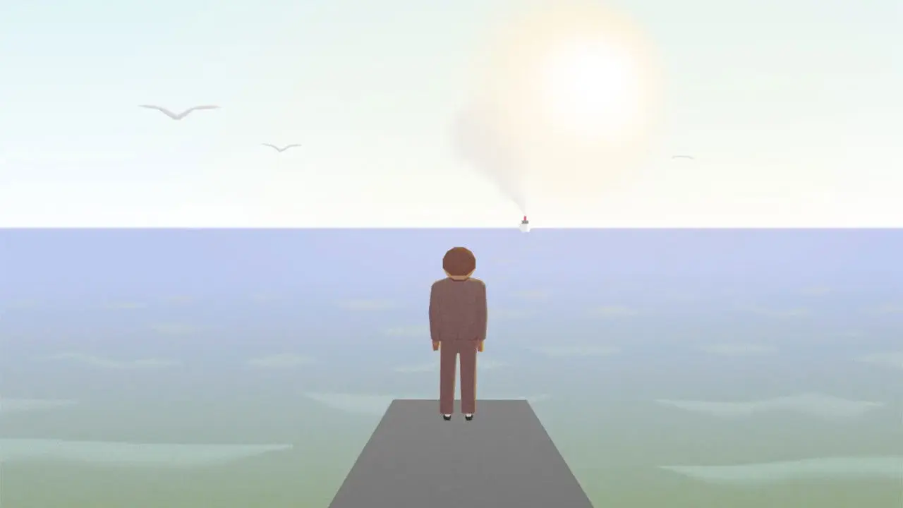 I Decided to Leave backdrop