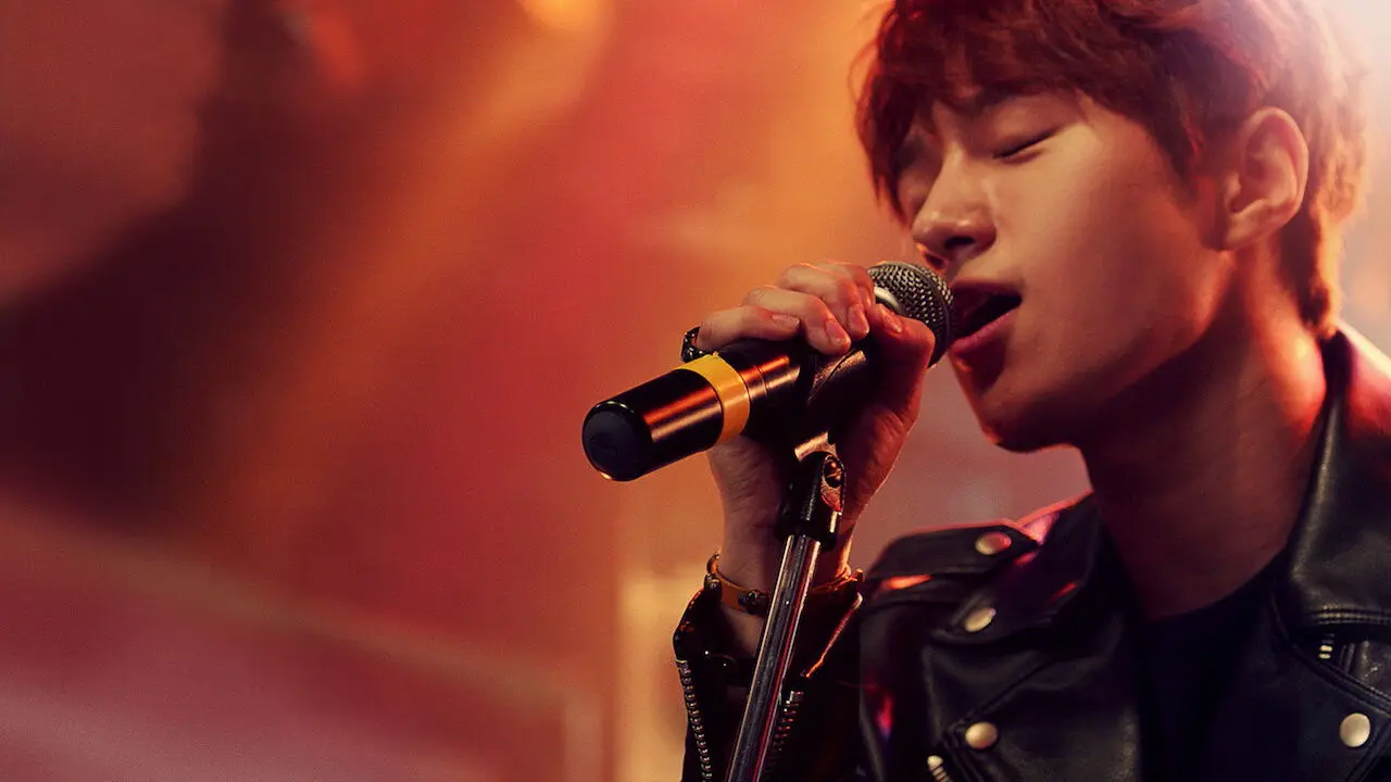 One More Time backdrop