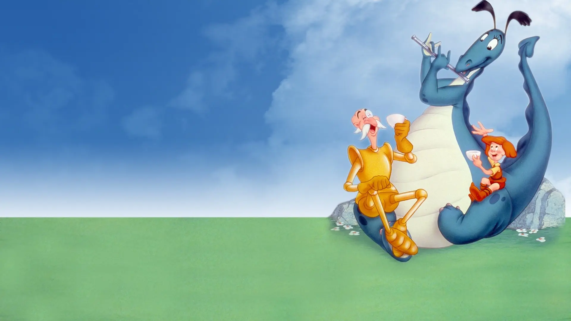 The Reluctant Dragon backdrop