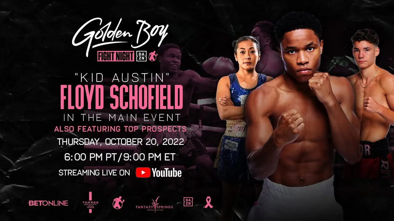 Floyd Schofield vs. Daniel Rosas backdrop