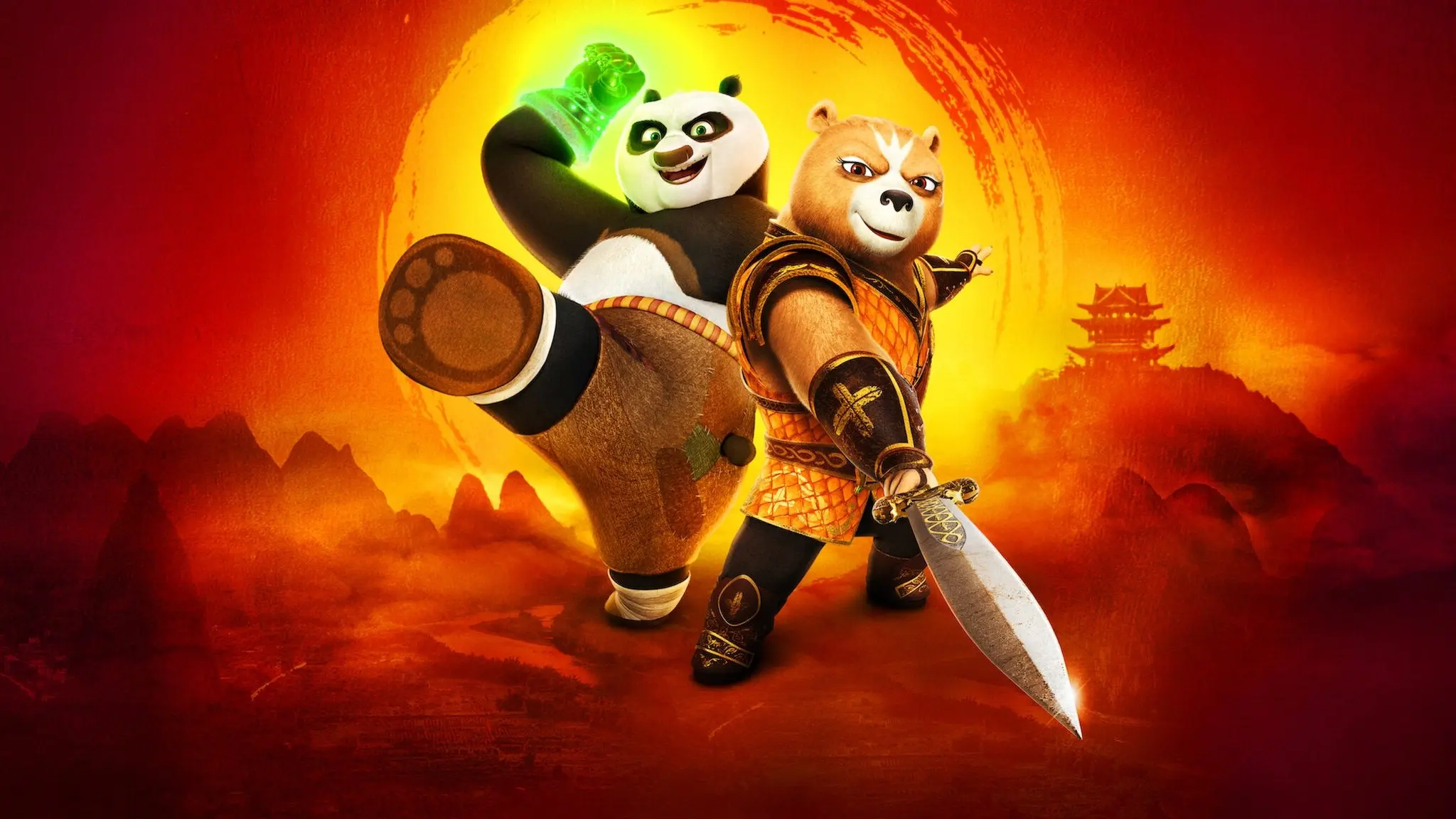 Kung Fu Panda: The Dragon Knight backdrop